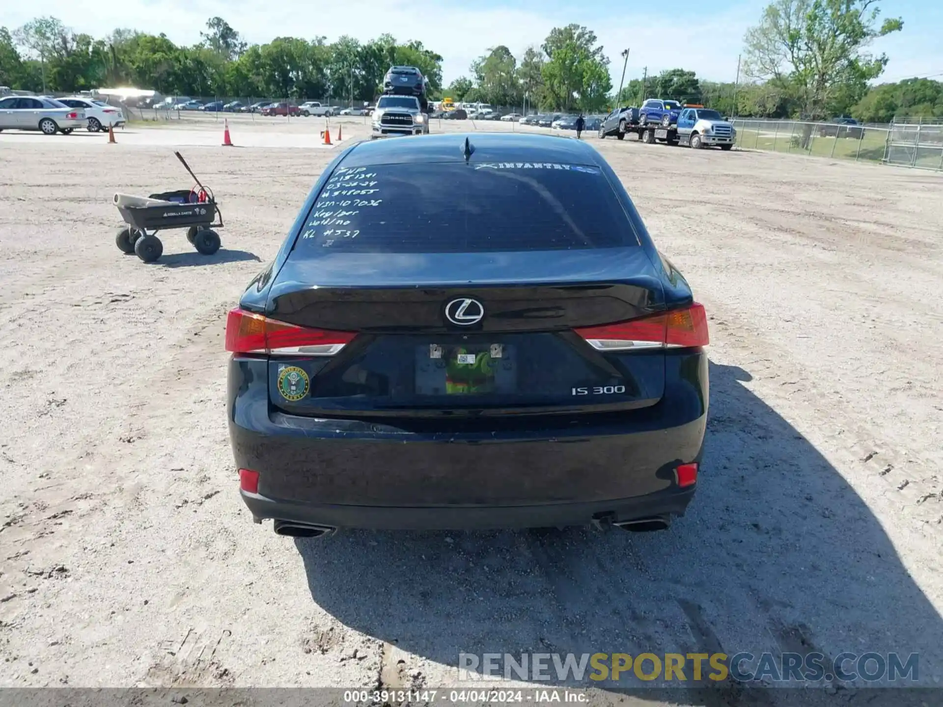 17 Photograph of a damaged car JTHDA1D29L5107036 LEXUS IS 300 2020