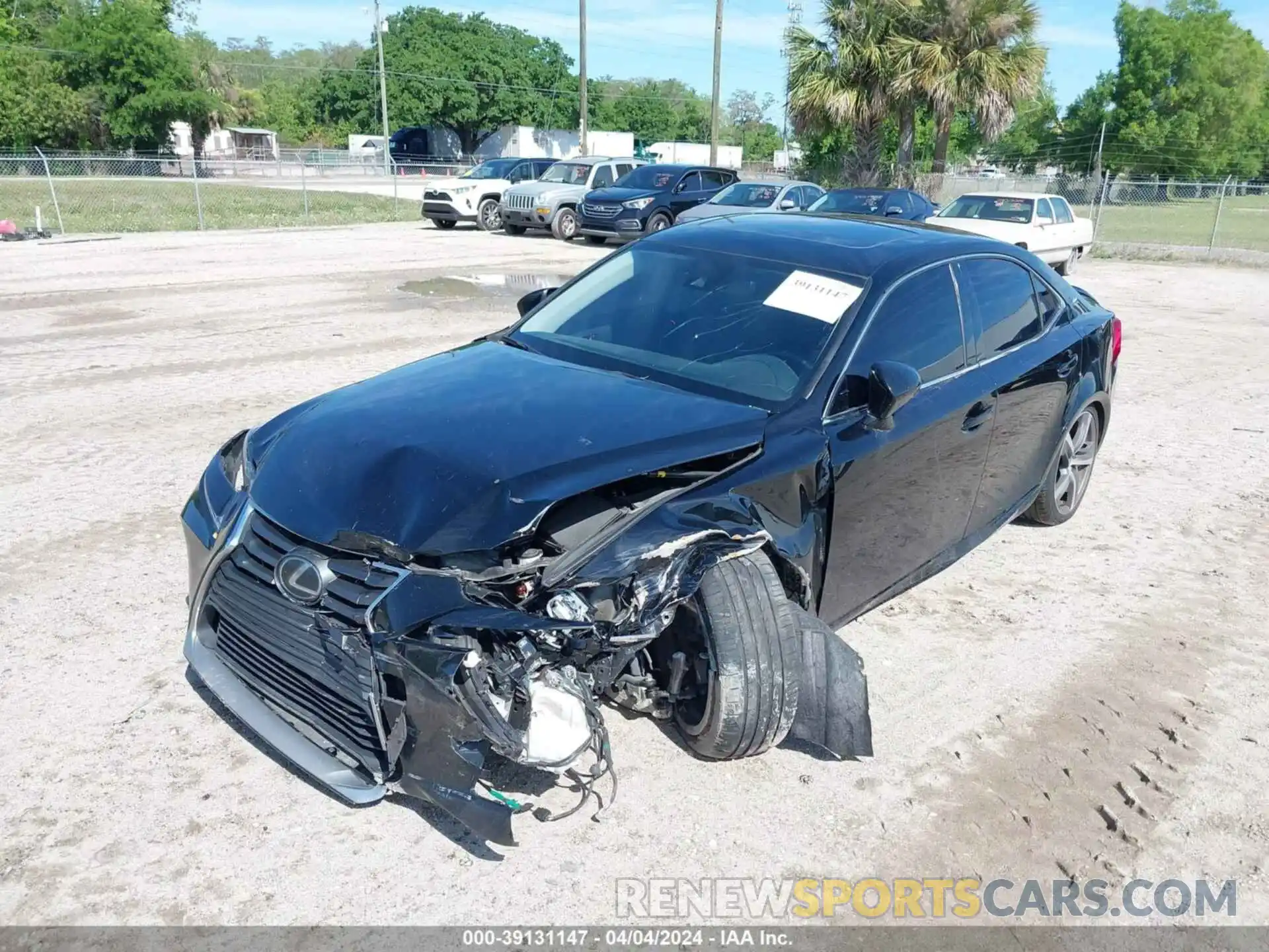 2 Photograph of a damaged car JTHDA1D29L5107036 LEXUS IS 300 2020