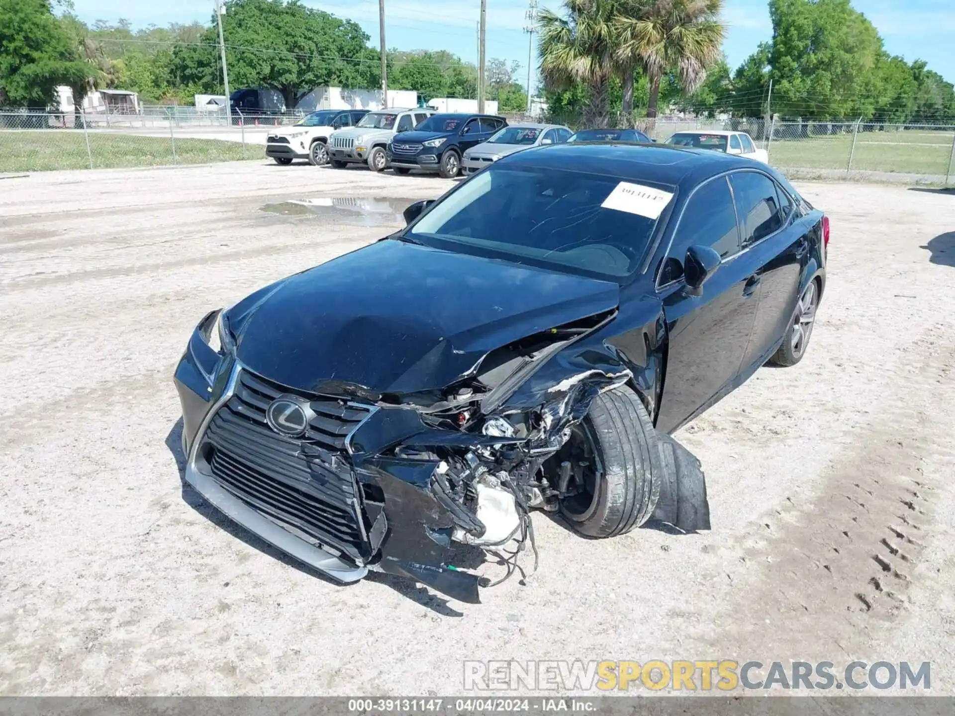 6 Photograph of a damaged car JTHDA1D29L5107036 LEXUS IS 300 2020