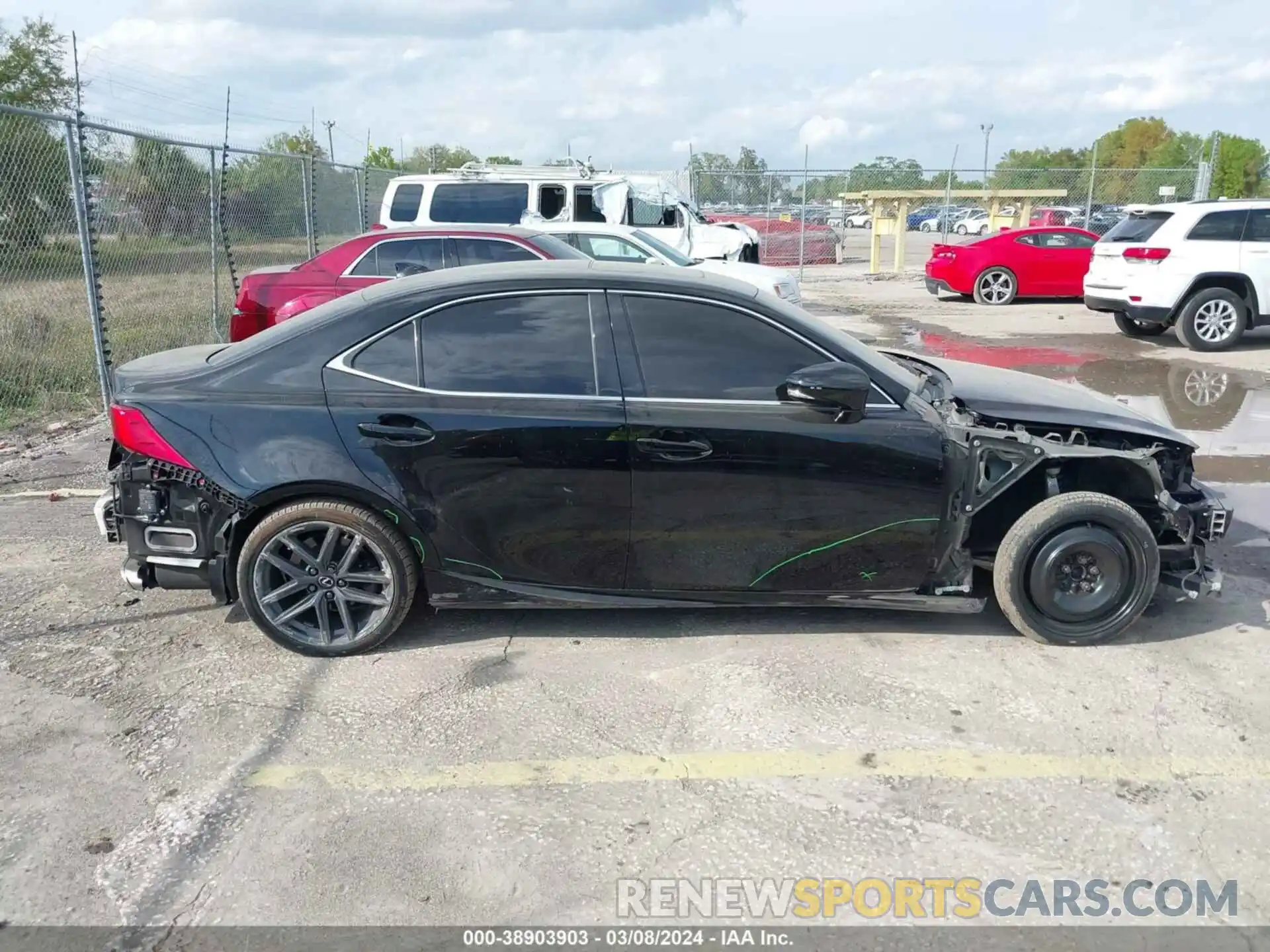 14 Photograph of a damaged car JTHGA1D29L5101525 LEXUS IS 300 2020