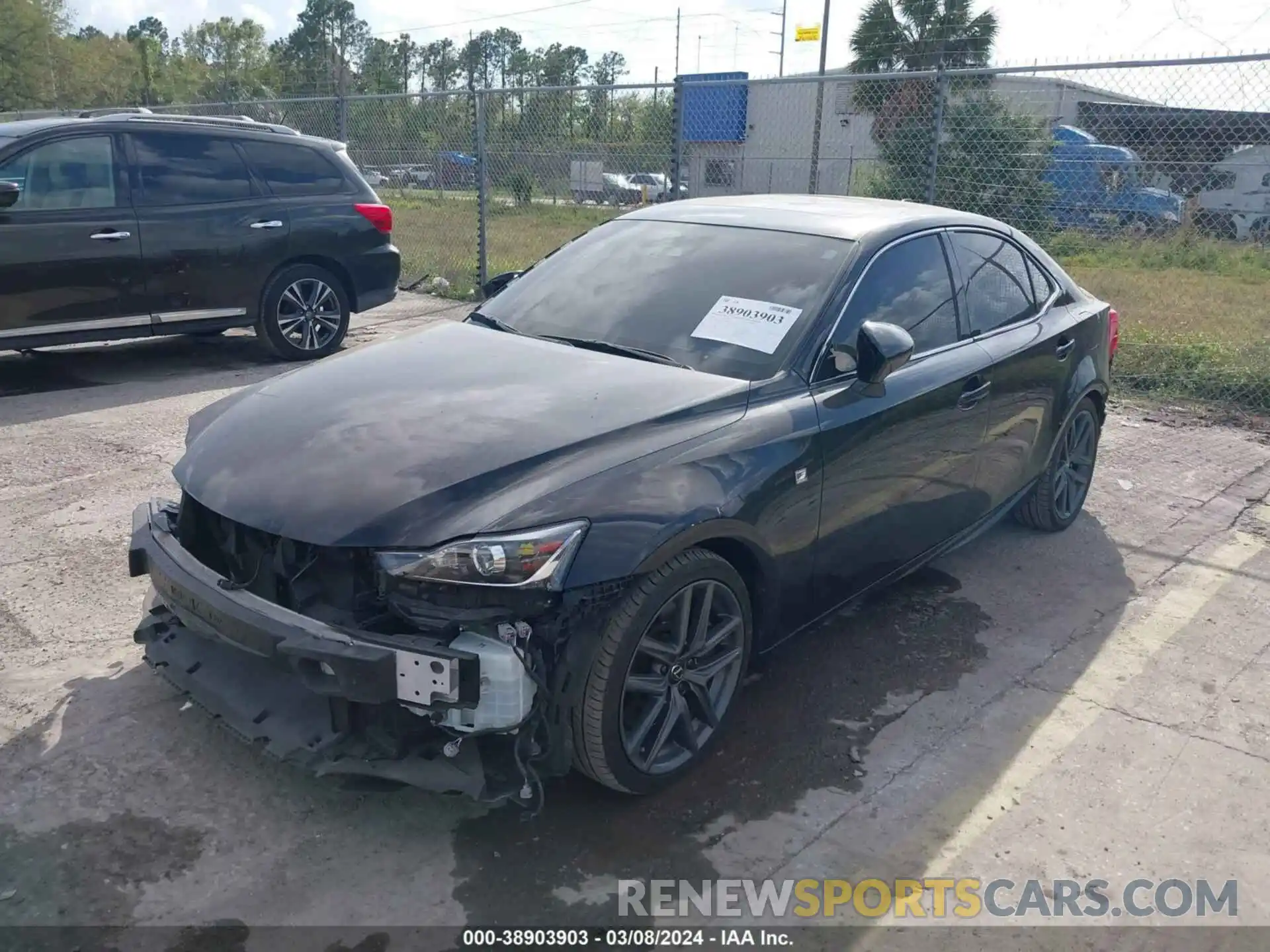 2 Photograph of a damaged car JTHGA1D29L5101525 LEXUS IS 300 2020