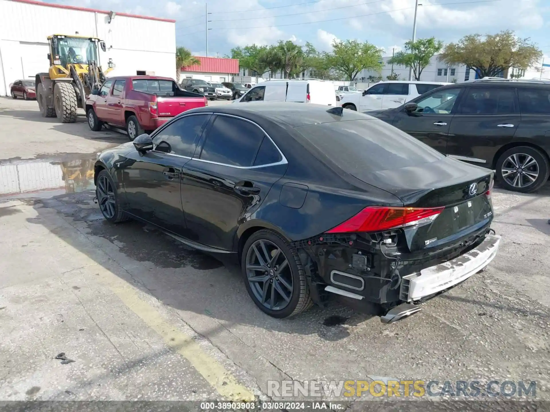 3 Photograph of a damaged car JTHGA1D29L5101525 LEXUS IS 300 2020