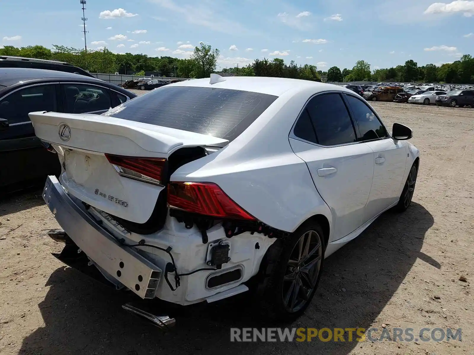 4 Photograph of a damaged car JTHG81F29L5041397 LEXUS IS 300 F-S 2020