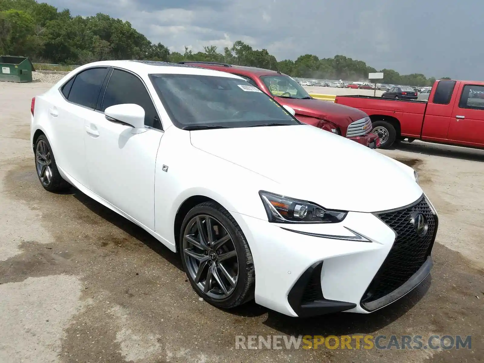 1 Photograph of a damaged car JTHGA1D24L5101609 LEXUS IS 300 F-S 2020