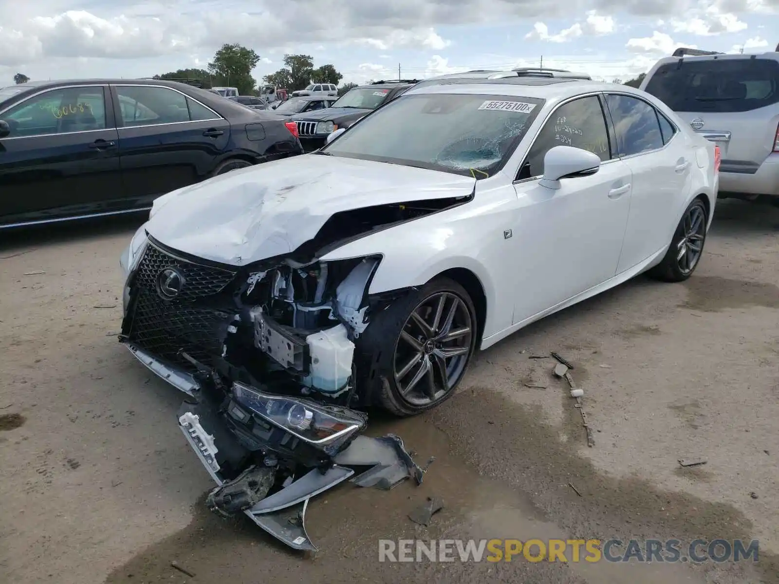 2 Photograph of a damaged car JTHGA1D24L5105790 LEXUS IS 300 F-S 2020