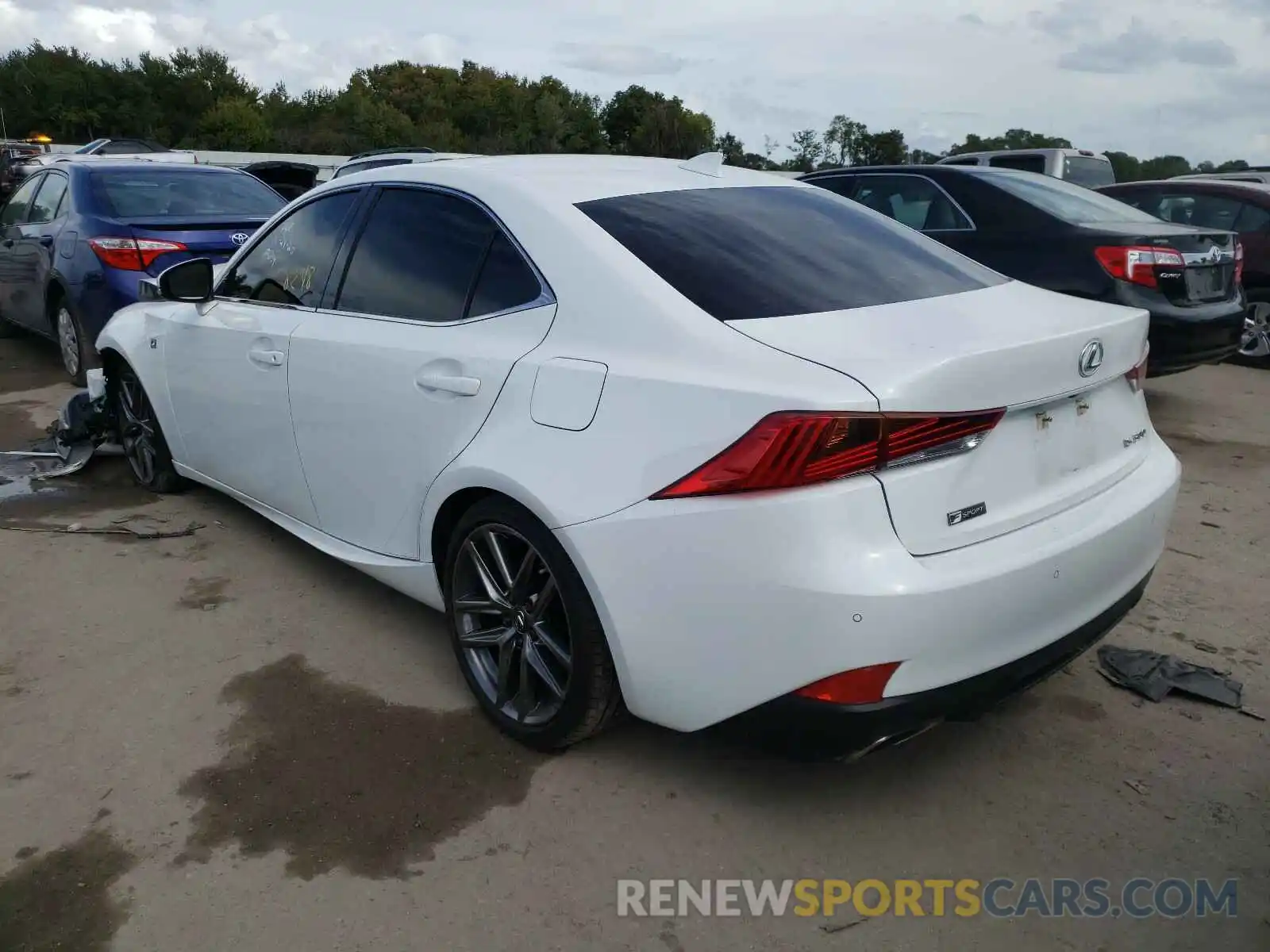 3 Photograph of a damaged car JTHGA1D24L5105790 LEXUS IS 300 F-S 2020