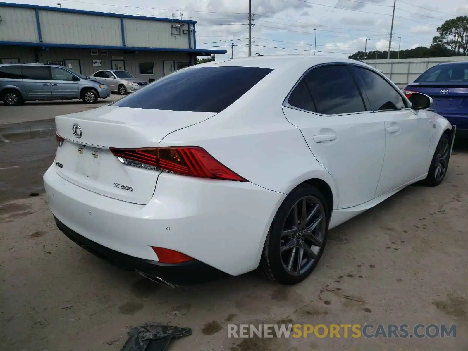 4 Photograph of a damaged car JTHGA1D24L5105790 LEXUS IS 300 F-S 2020