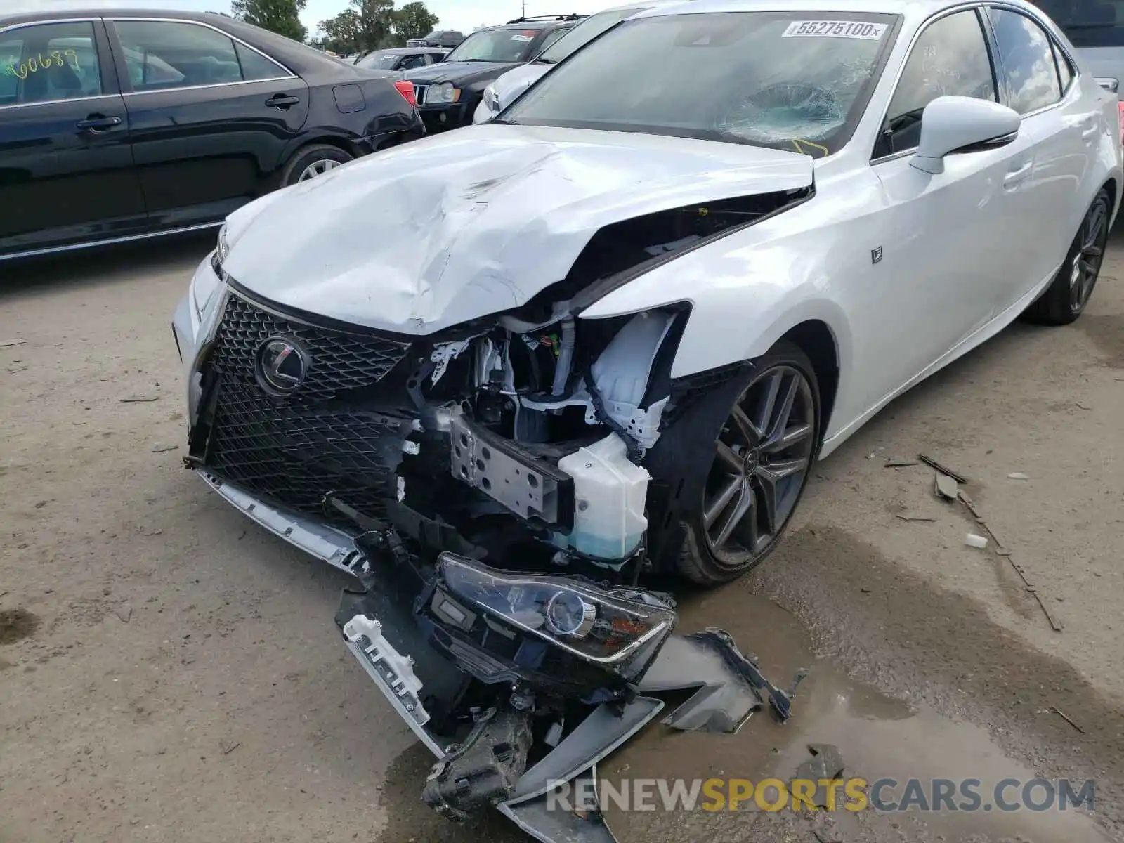 9 Photograph of a damaged car JTHGA1D24L5105790 LEXUS IS 300 F-S 2020