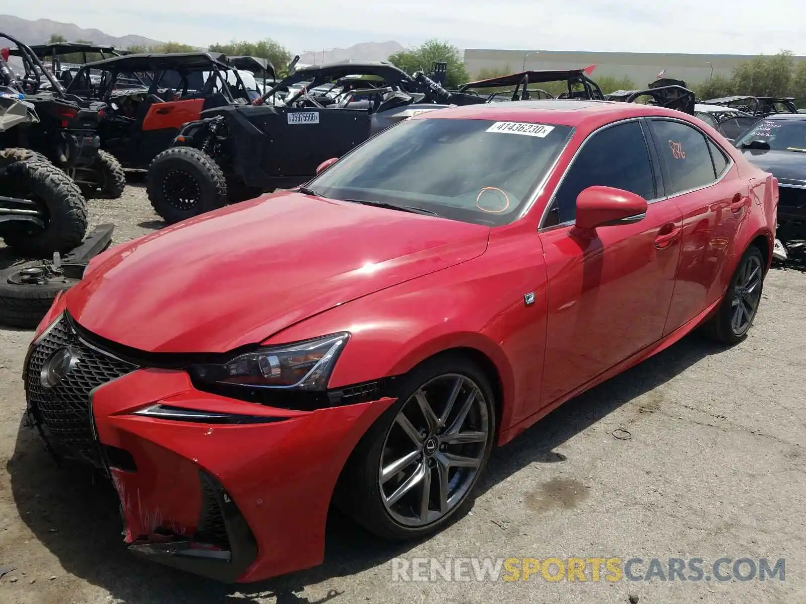 2 Photograph of a damaged car JTHGA1D29L5105204 LEXUS IS 300 F-S 2020