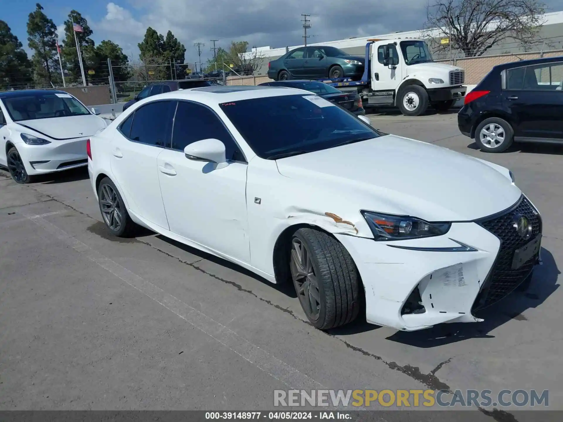 1 Photograph of a damaged car JTHGZ1B22L5036920 LEXUS IS 350 2020