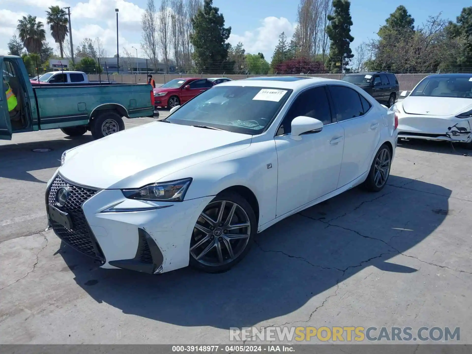 2 Photograph of a damaged car JTHGZ1B22L5036920 LEXUS IS 350 2020