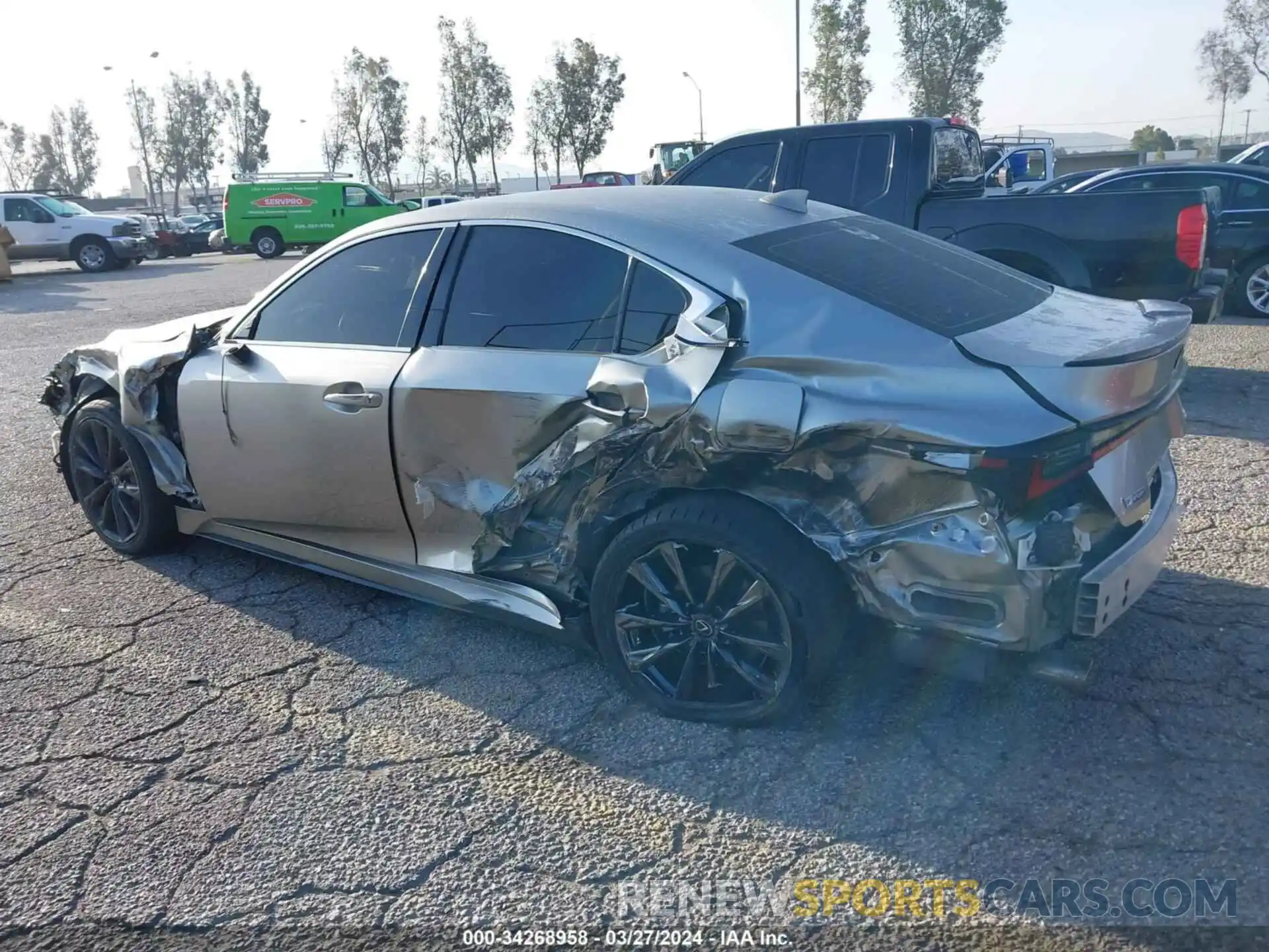 14 Photograph of a damaged car JTHGZ1B23M5038421 LEXUS IS 350 2021