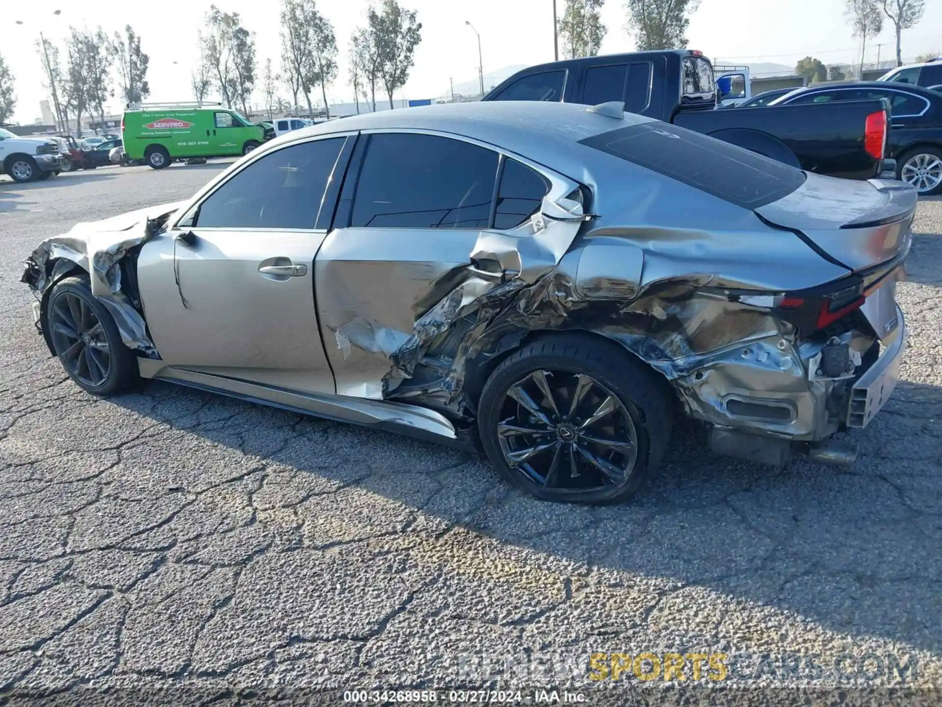 6 Photograph of a damaged car JTHGZ1B23M5038421 LEXUS IS 350 2021