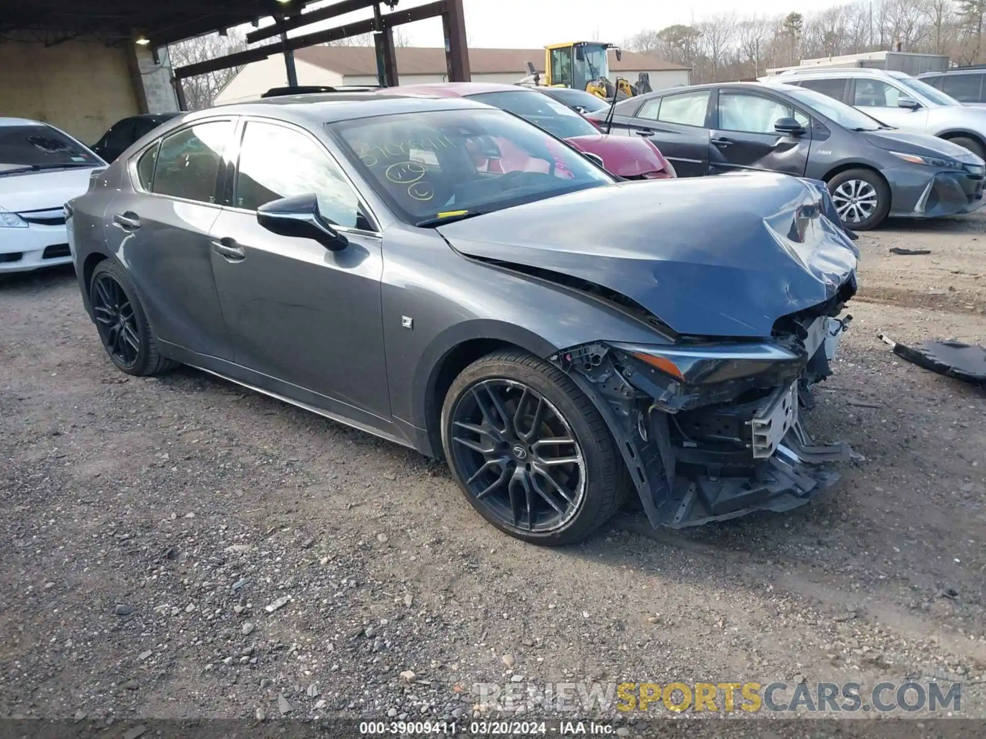 1 Photograph of a damaged car JTHGZ1E26M5019552 LEXUS IS 350 2021