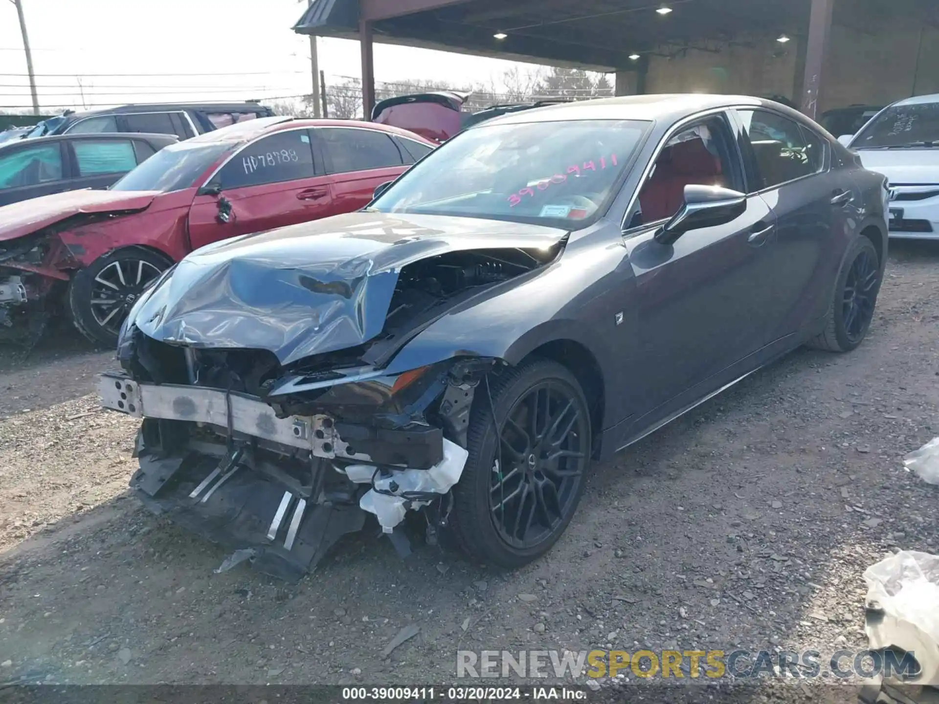 2 Photograph of a damaged car JTHGZ1E26M5019552 LEXUS IS 350 2021