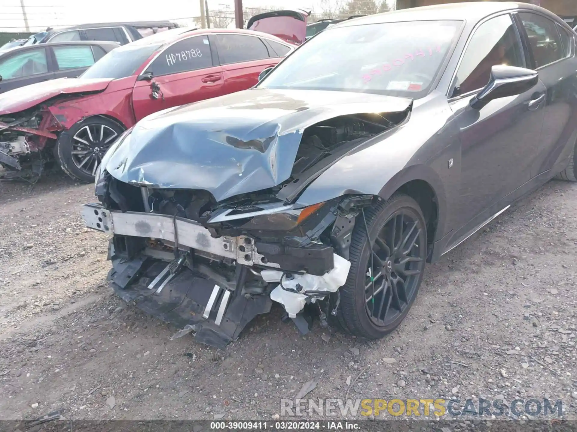 6 Photograph of a damaged car JTHGZ1E26M5019552 LEXUS IS 350 2021