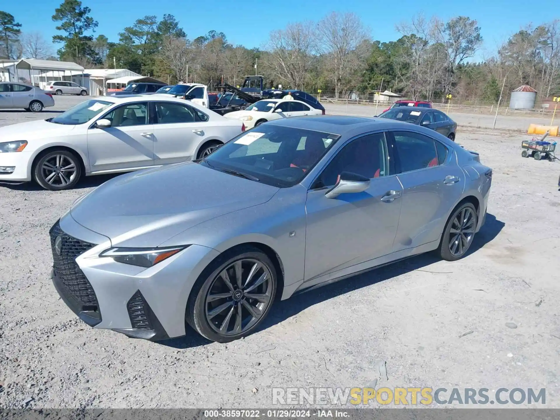 2 Photograph of a damaged car JTHGZ1B25N5050748 LEXUS IS 350 2022