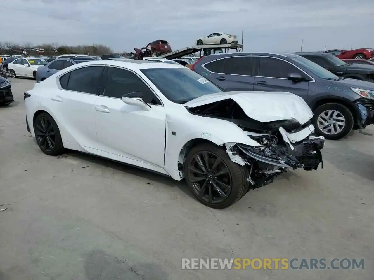 4 Photograph of a damaged car JTHBZ1B21R5072942 LEXUS IS 350 F S 2024