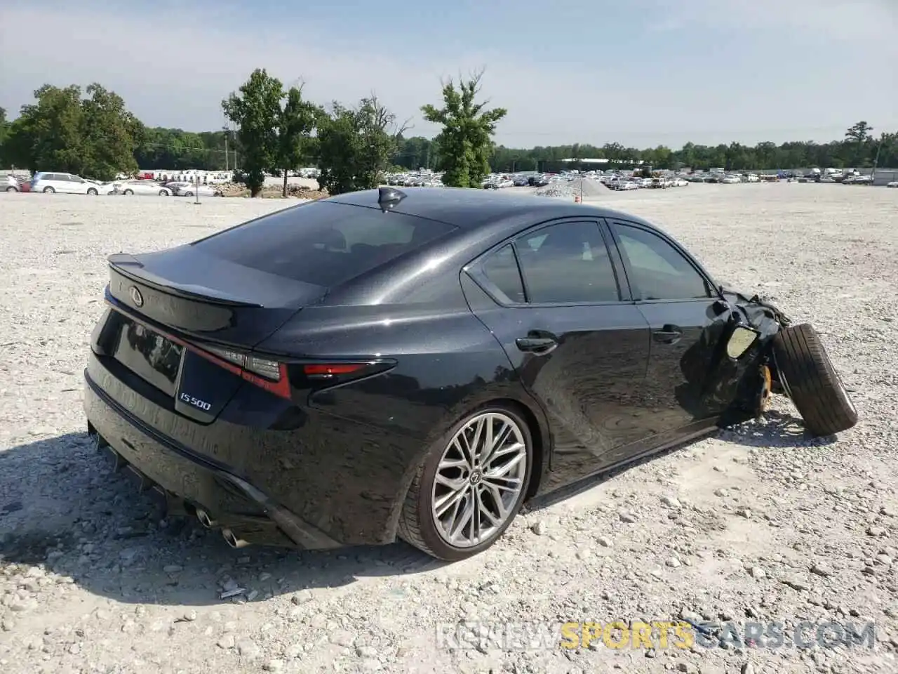 4 Photograph of a damaged car JTHAP1D25N5001493 LEXUS IS 500 F S 2022