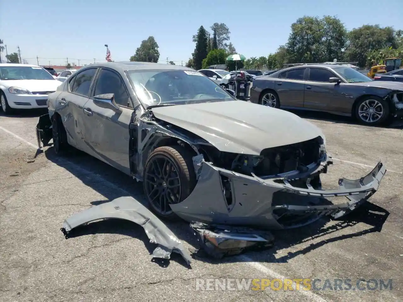 1 Photograph of a damaged car JTHUP1D23N5001487 LEXUS IS 500 F S 2022