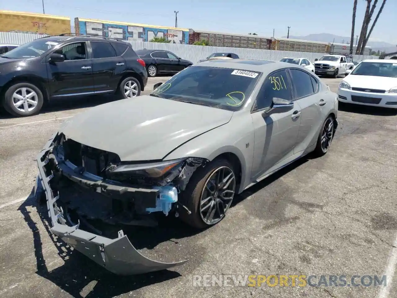 2 Photograph of a damaged car JTHUP1D23N5001487 LEXUS IS 500 F S 2022