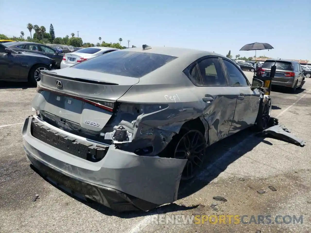 4 Photograph of a damaged car JTHUP1D23N5001487 LEXUS IS 500 F S 2022