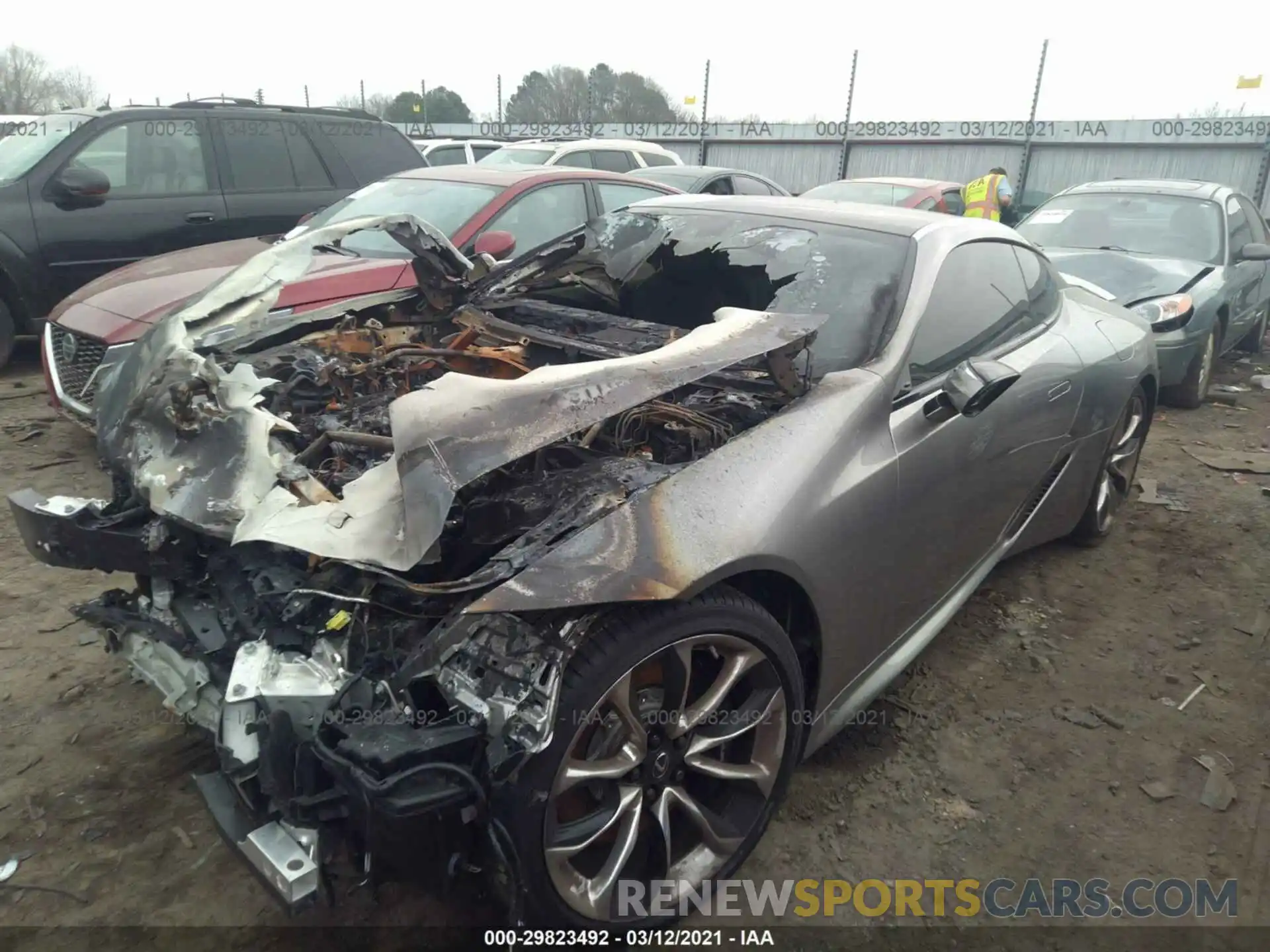 2 Photograph of a damaged car JTHHP5AY0KA006330 LEXUS LC 2019