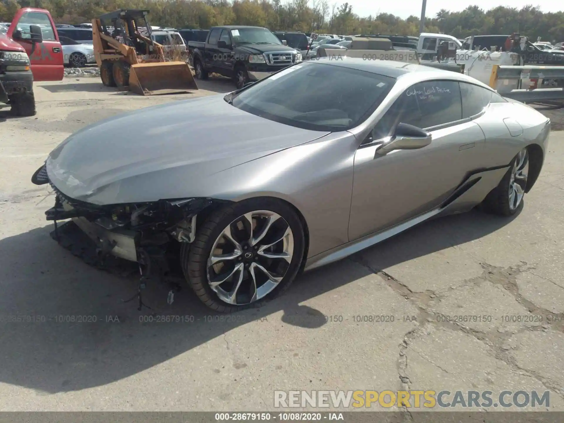 2 Фотография поврежденного автомобиля JTHHP5AY2KA006314 LEXUS LC 2019