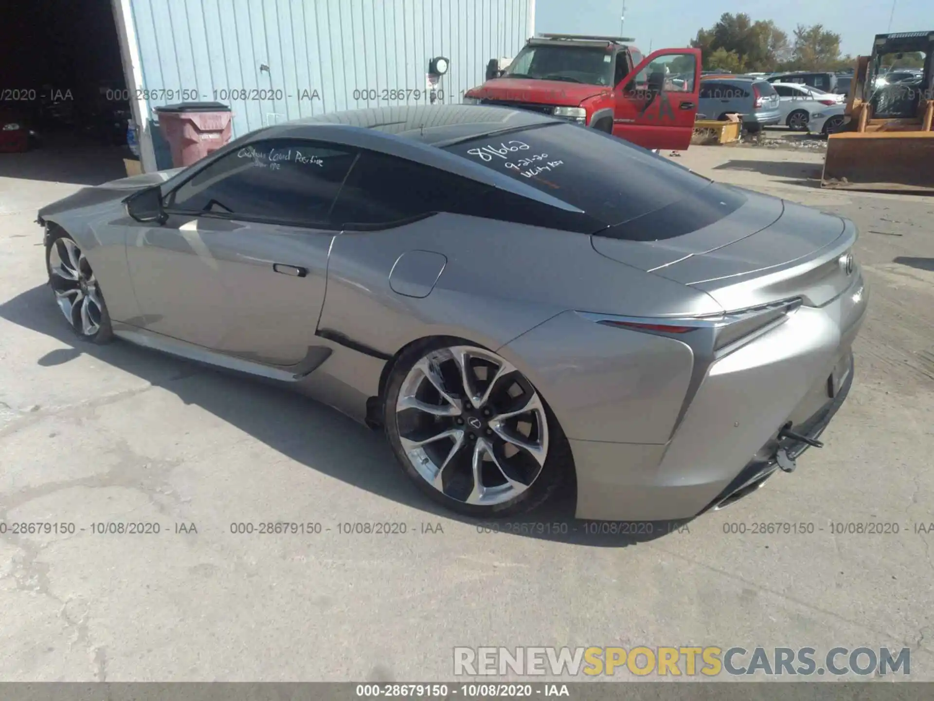 3 Фотография поврежденного автомобиля JTHHP5AY2KA006314 LEXUS LC 2019