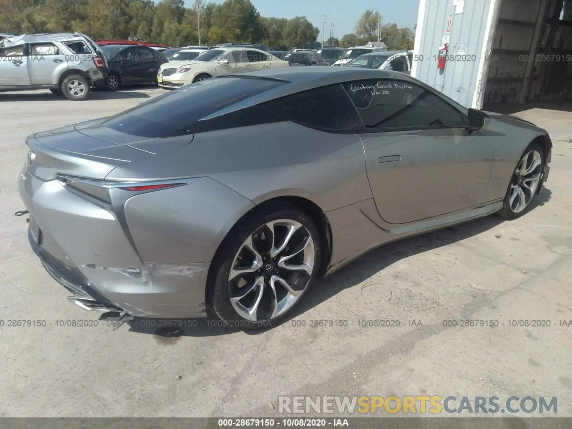 4 Фотография поврежденного автомобиля JTHHP5AY2KA006314 LEXUS LC 2019