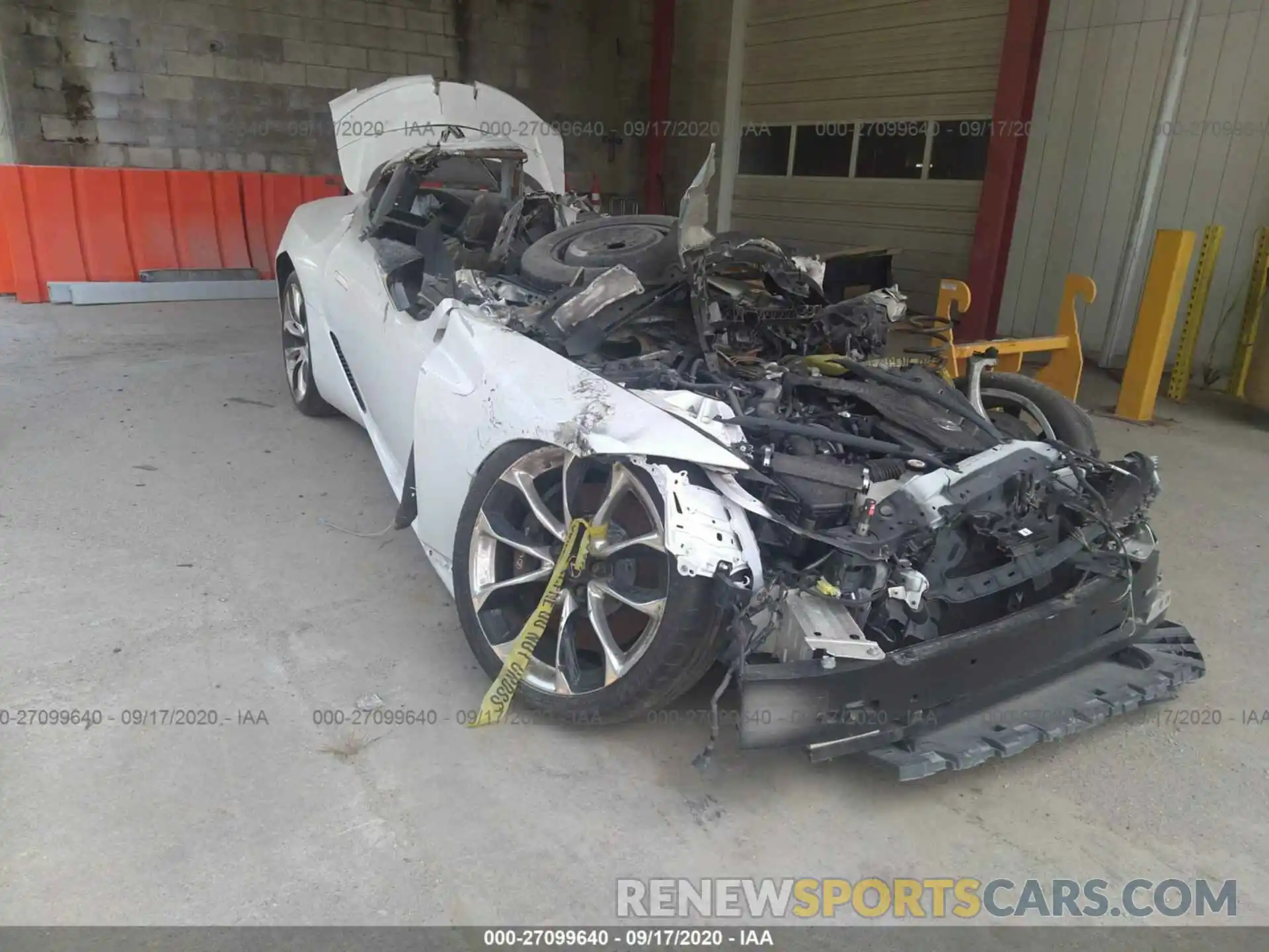 1 Photograph of a damaged car JTHHP5AY3KA006855 LEXUS LC 2019