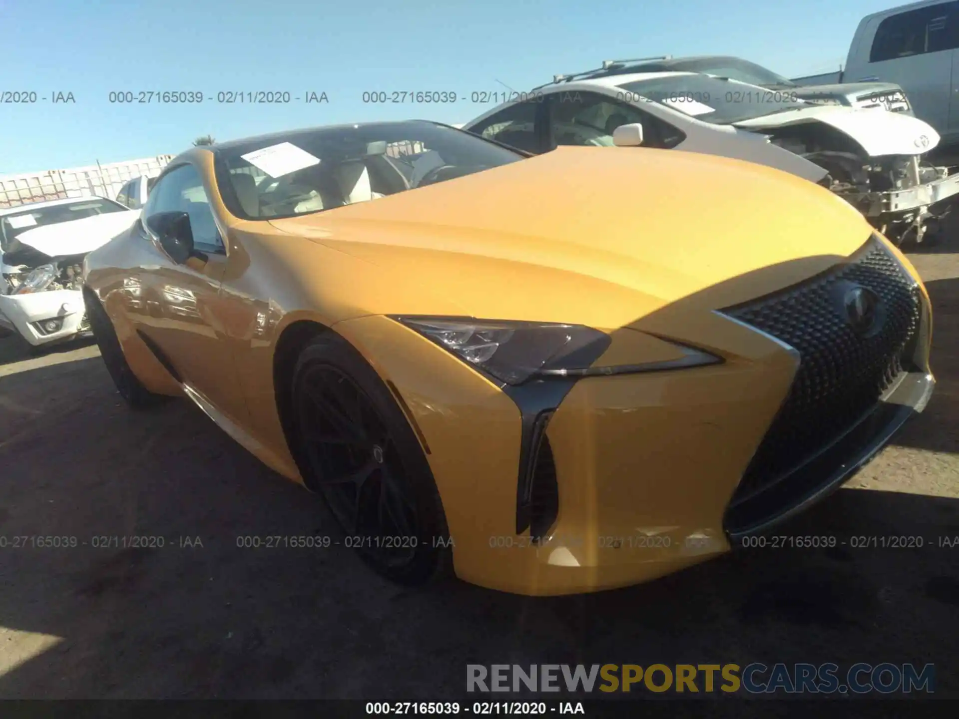 1 Photograph of a damaged car JTHHP5AY8KA006771 LEXUS LC 2019