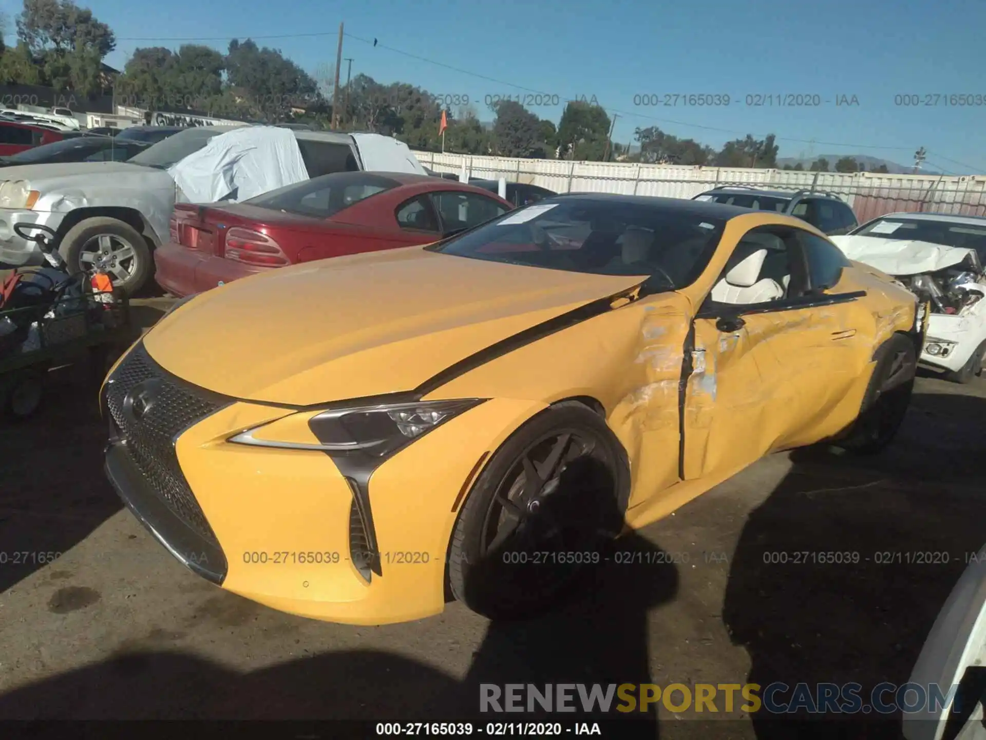 2 Photograph of a damaged car JTHHP5AY8KA006771 LEXUS LC 2019