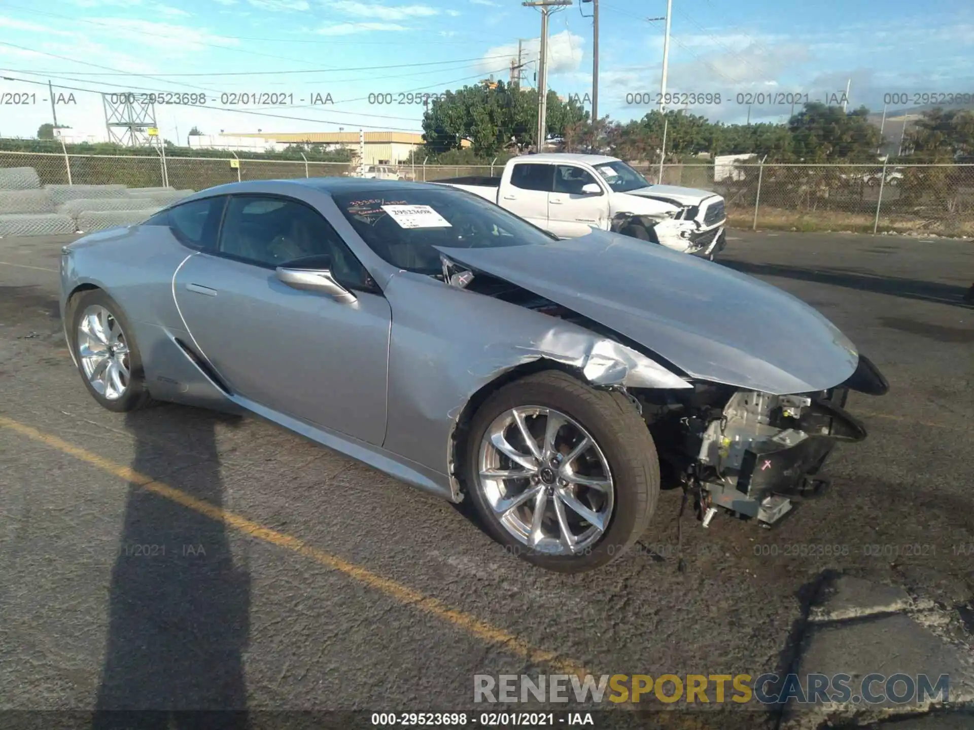 1 Photograph of a damaged car JTHHY5AY4KA001712 LEXUS LC 2019