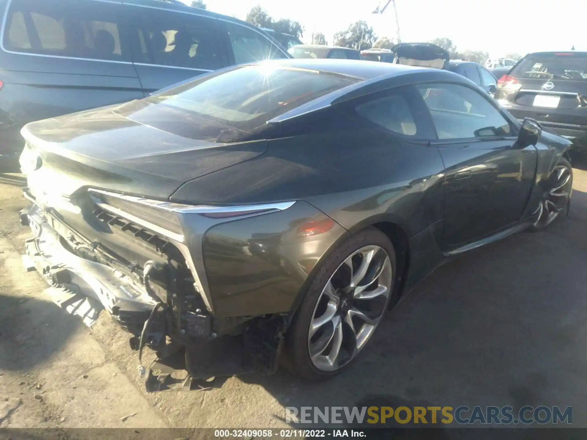 4 Photograph of a damaged car JTHCP5AY1LA008034 LEXUS LC 2020