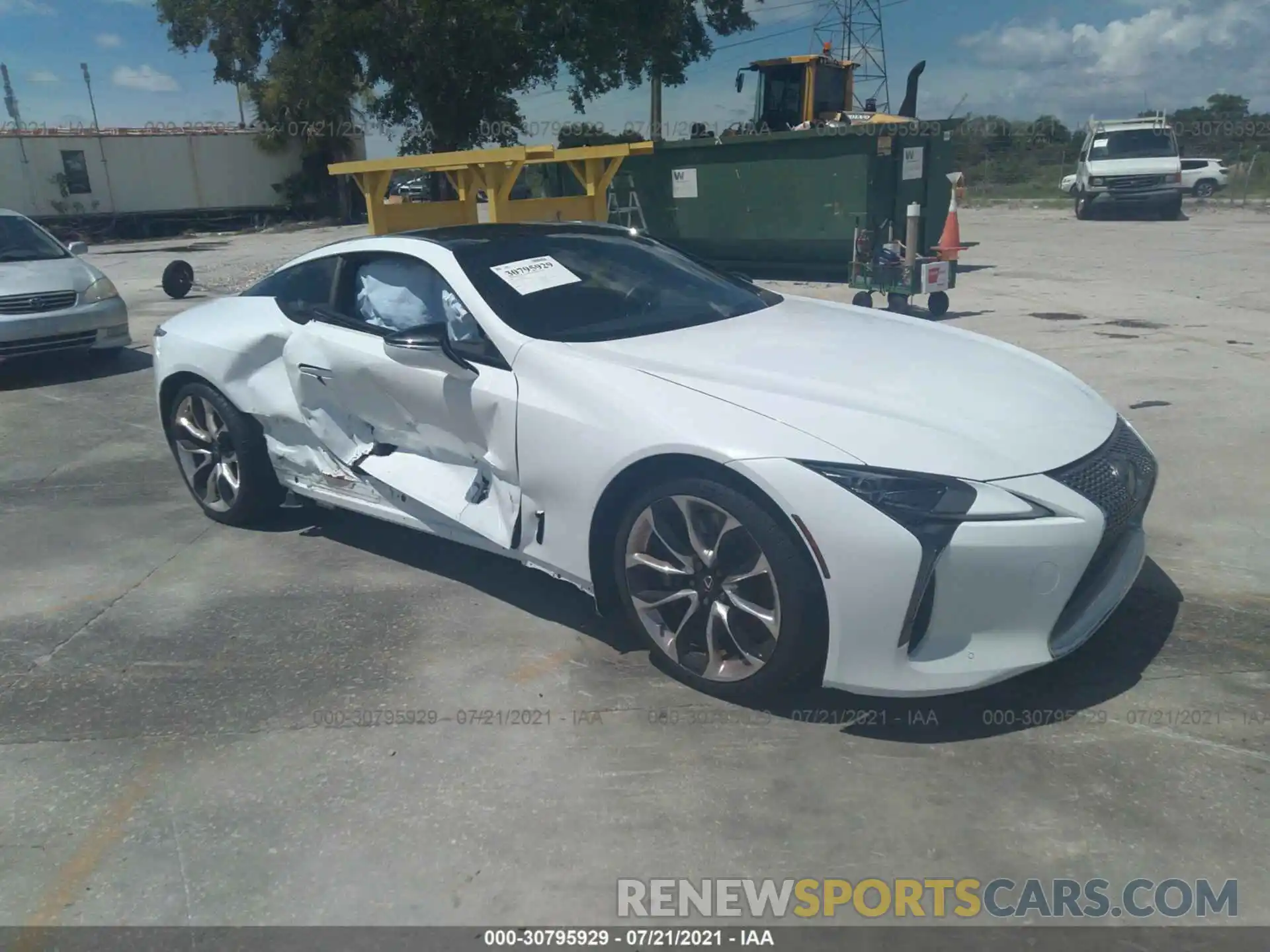 1 Photograph of a damaged car JTHEP5AY3LA007900 LEXUS LC 2020