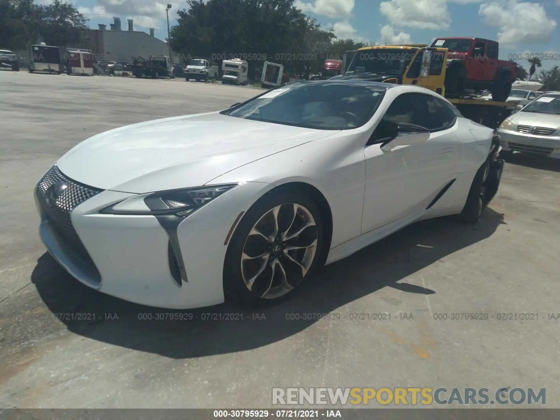 2 Photograph of a damaged car JTHEP5AY3LA007900 LEXUS LC 2020