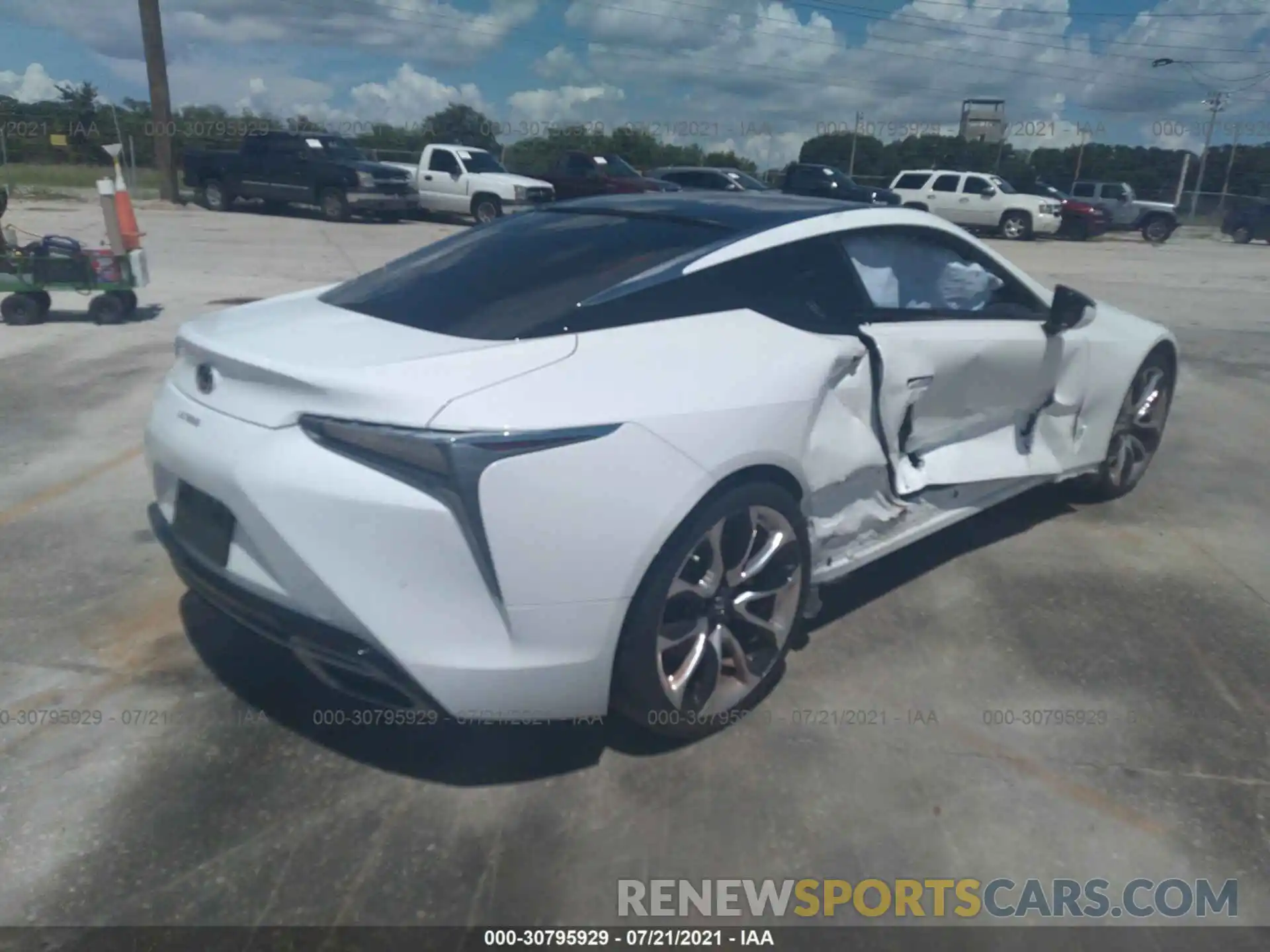 4 Photograph of a damaged car JTHEP5AY3LA007900 LEXUS LC 2020