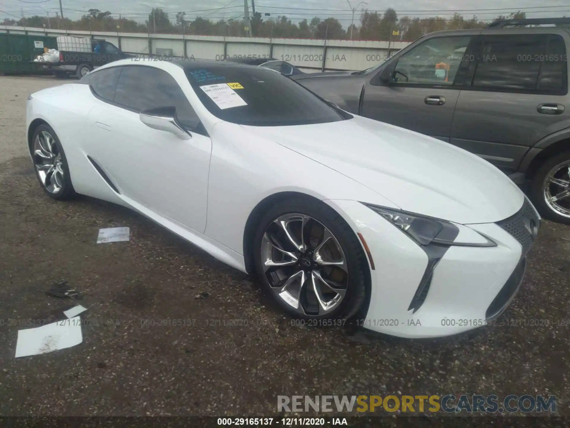 1 Photograph of a damaged car JTHBP5AY1MA008368 LEXUS LC 2021