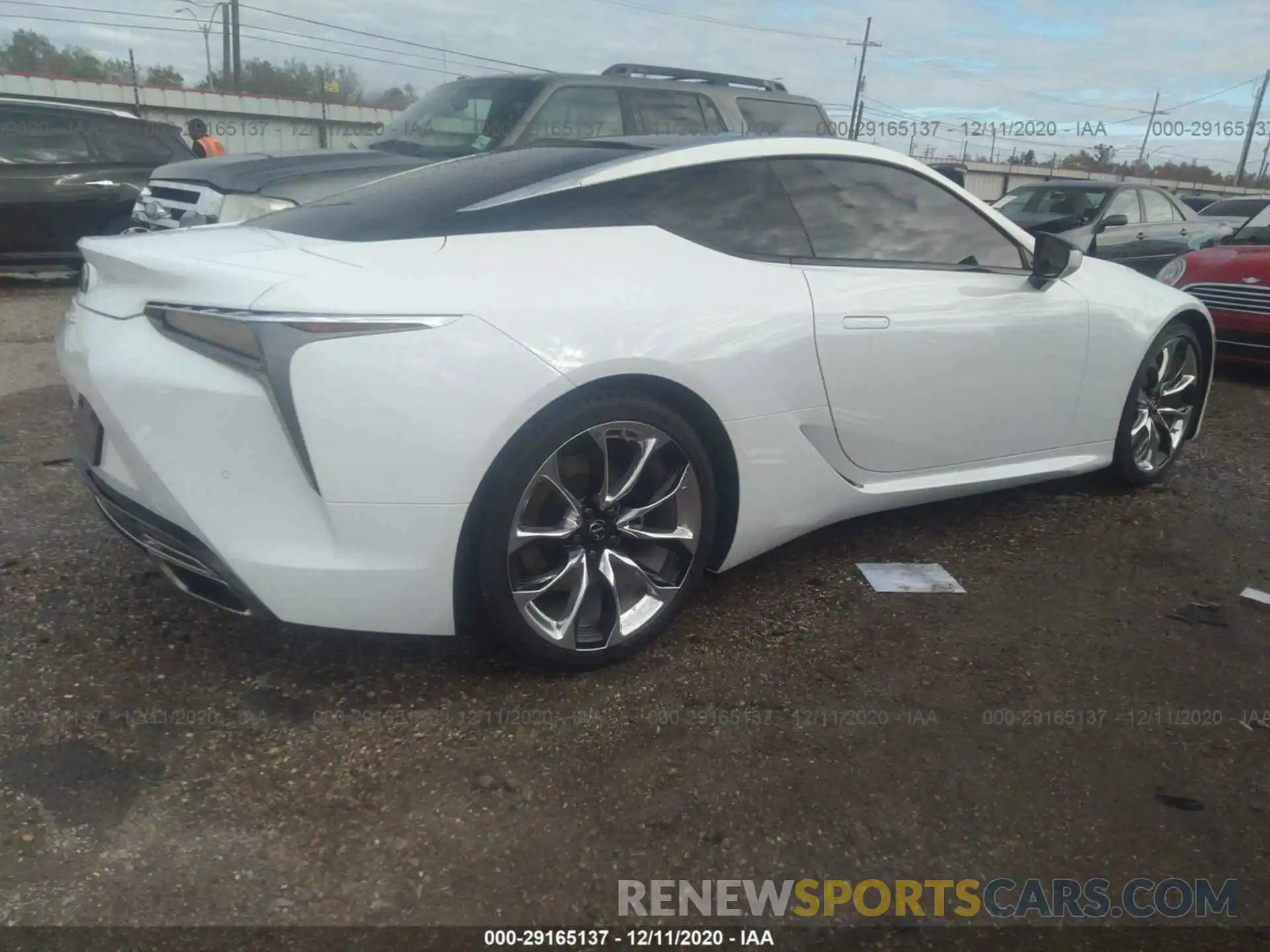 4 Photograph of a damaged car JTHBP5AY1MA008368 LEXUS LC 2021