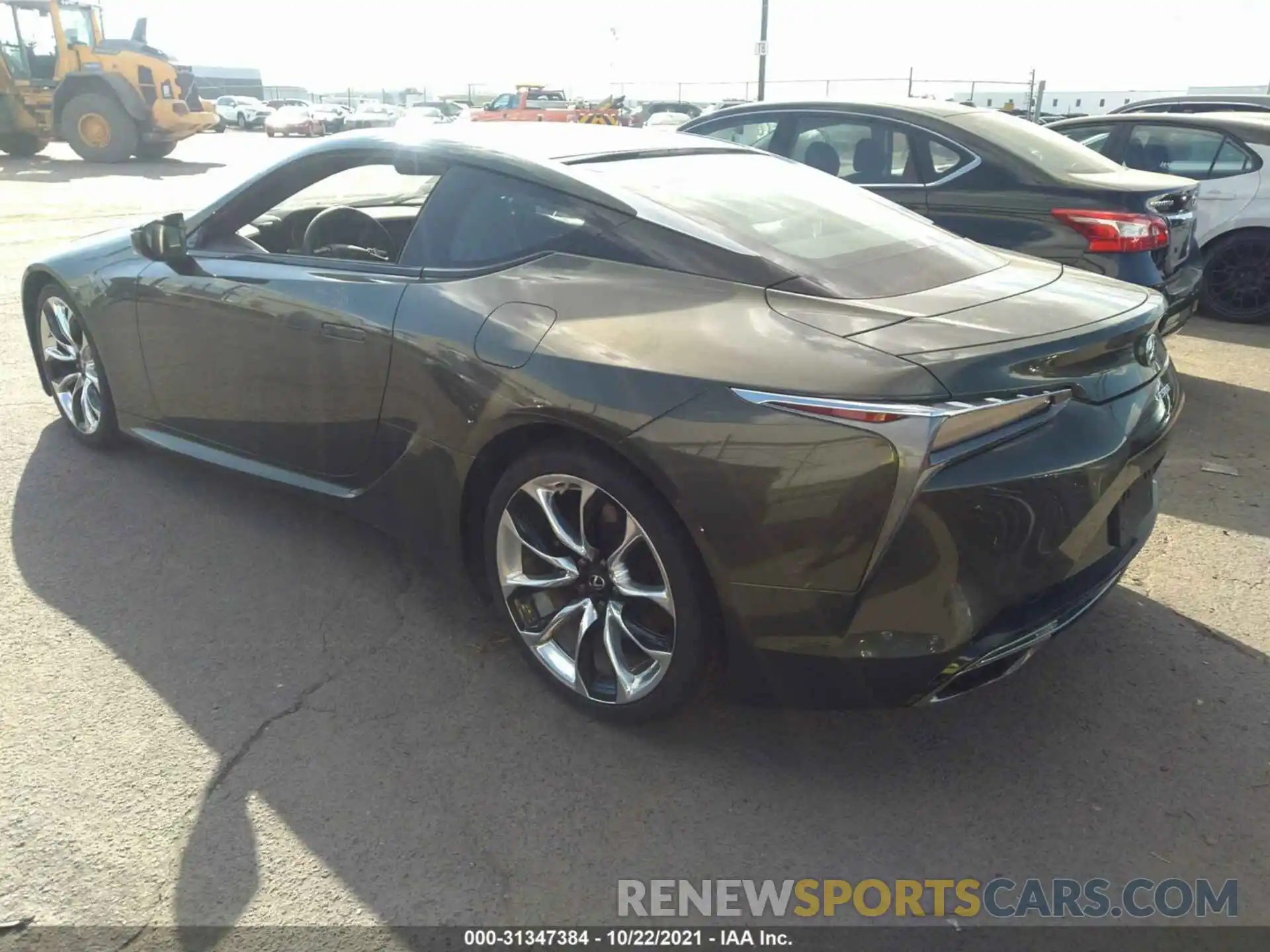 3 Photograph of a damaged car JTHBP5AY4MA008378 LEXUS LC 2021