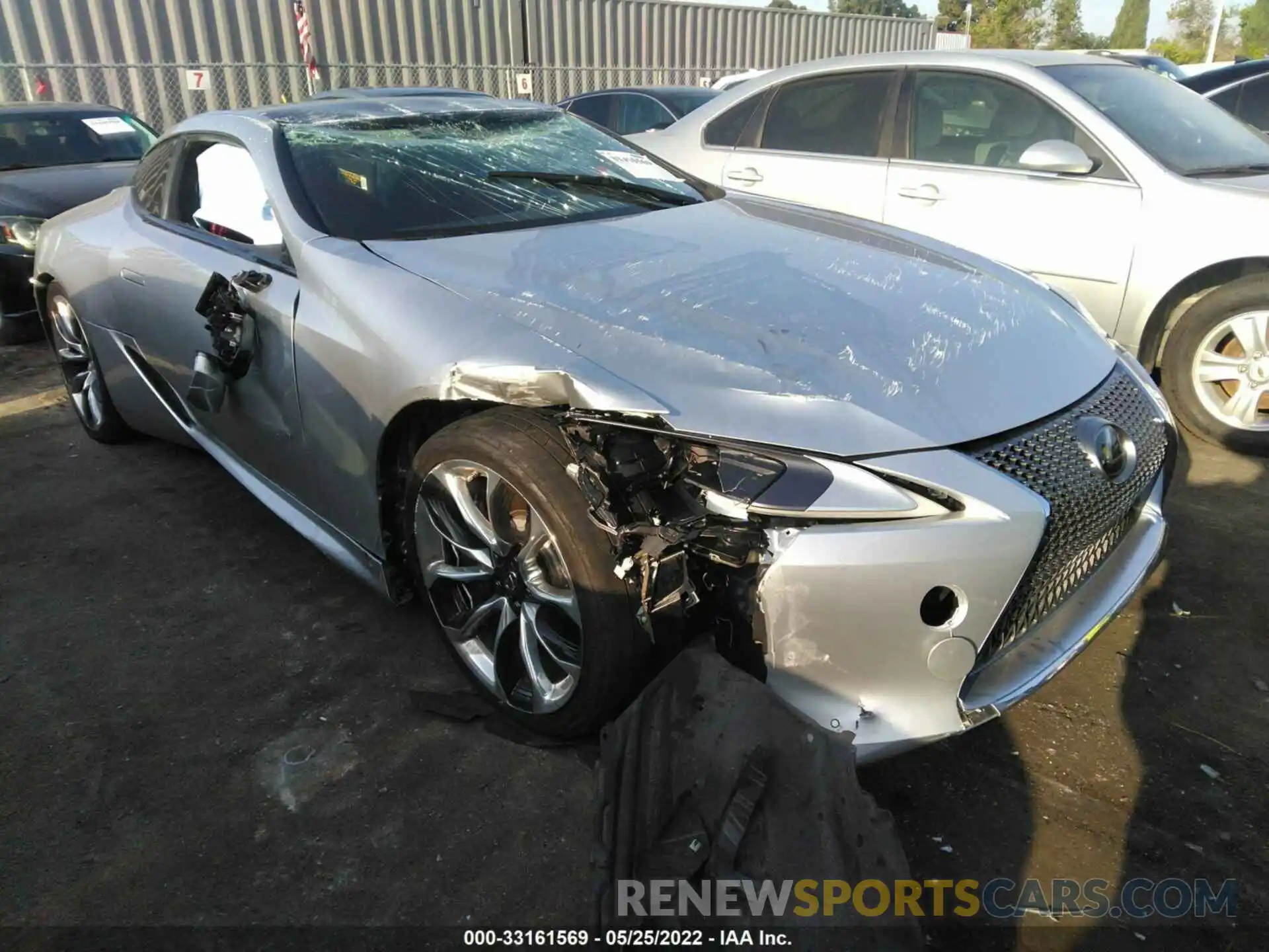 1 Photograph of a damaged car JTHBP5AY5MA103452 LEXUS LC 2021