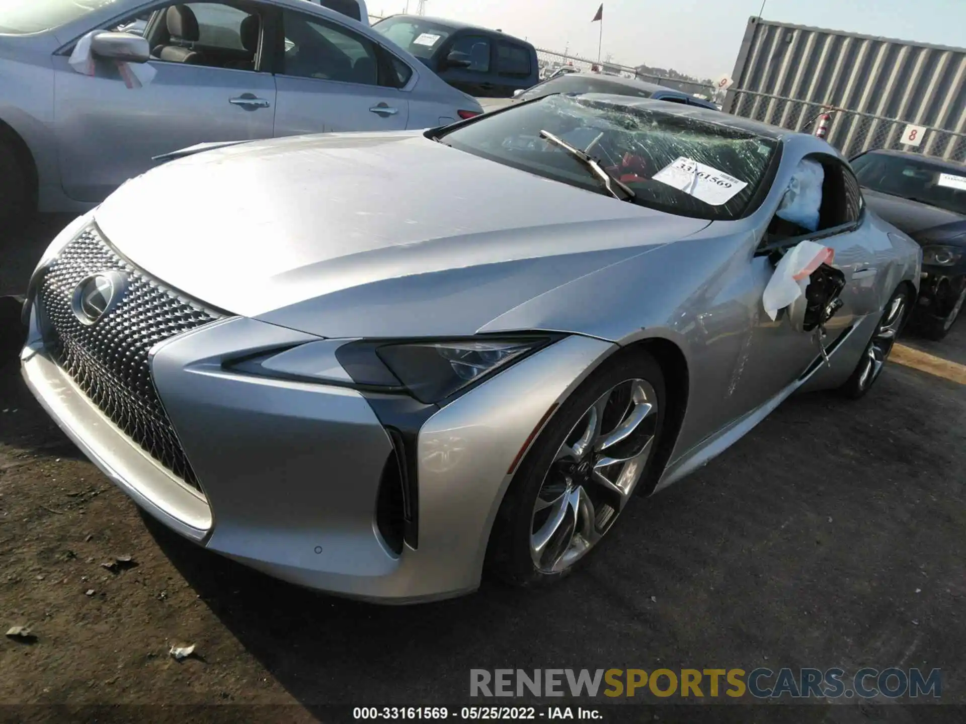 2 Photograph of a damaged car JTHBP5AY5MA103452 LEXUS LC 2021