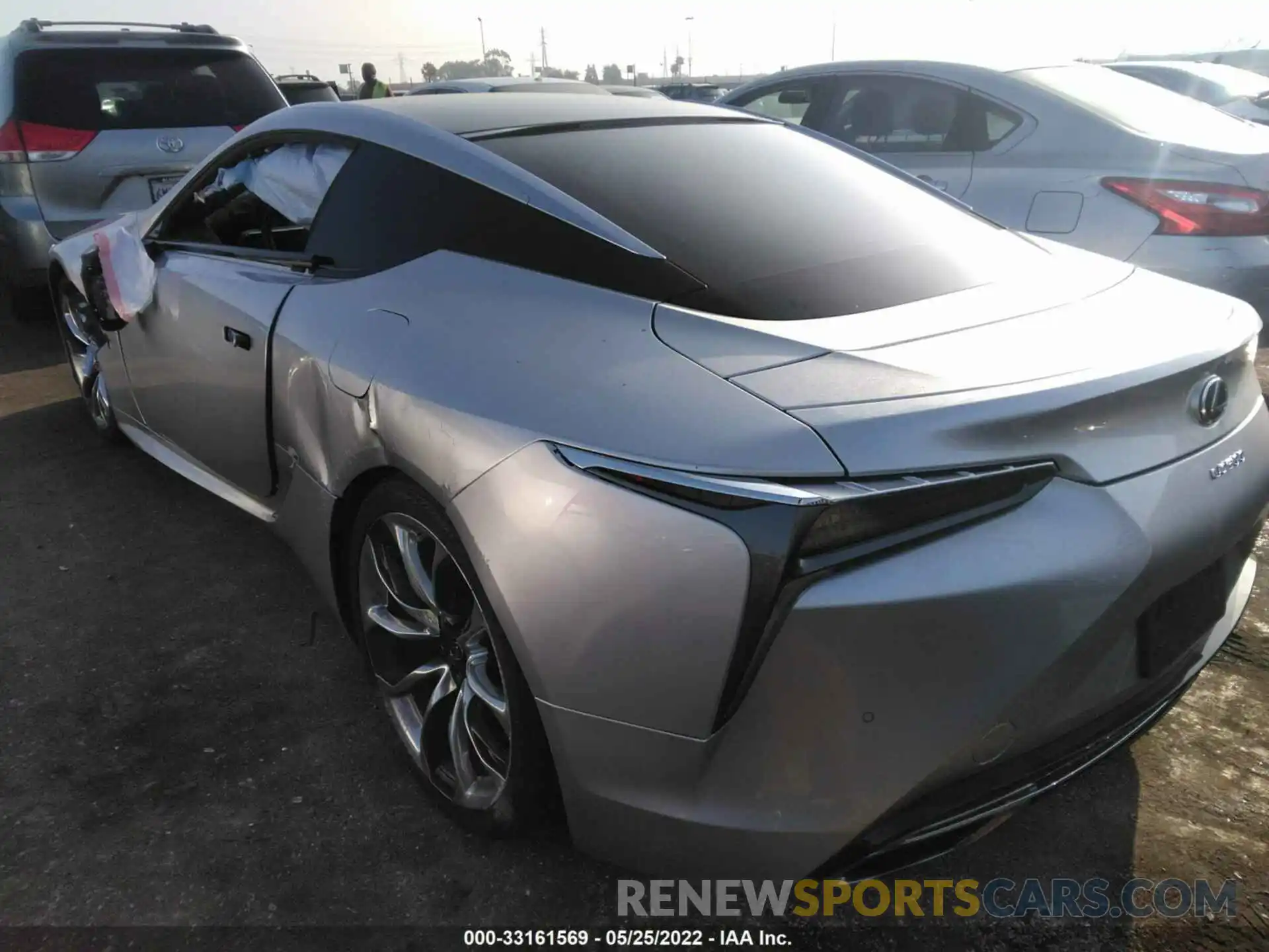 3 Photograph of a damaged car JTHBP5AY5MA103452 LEXUS LC 2021