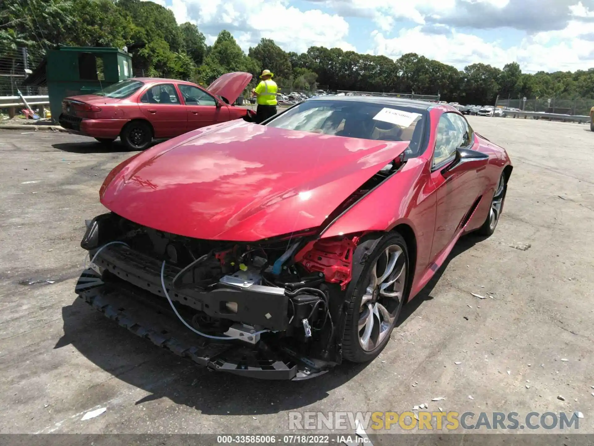 2 Photograph of a damaged car JTHBP5AYXMA100112 LEXUS LC 2021