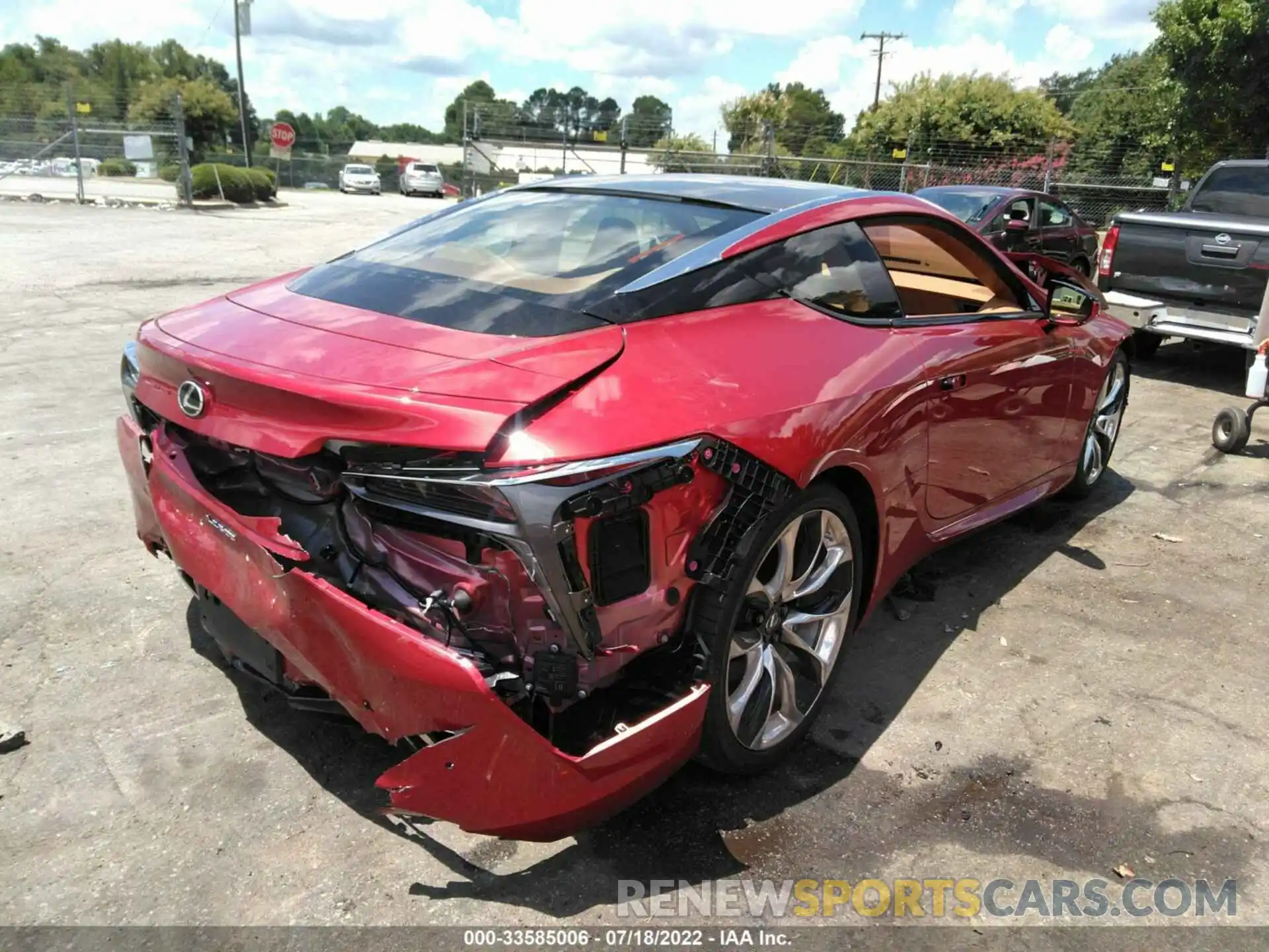 4 Photograph of a damaged car JTHBP5AYXMA100112 LEXUS LC 2021