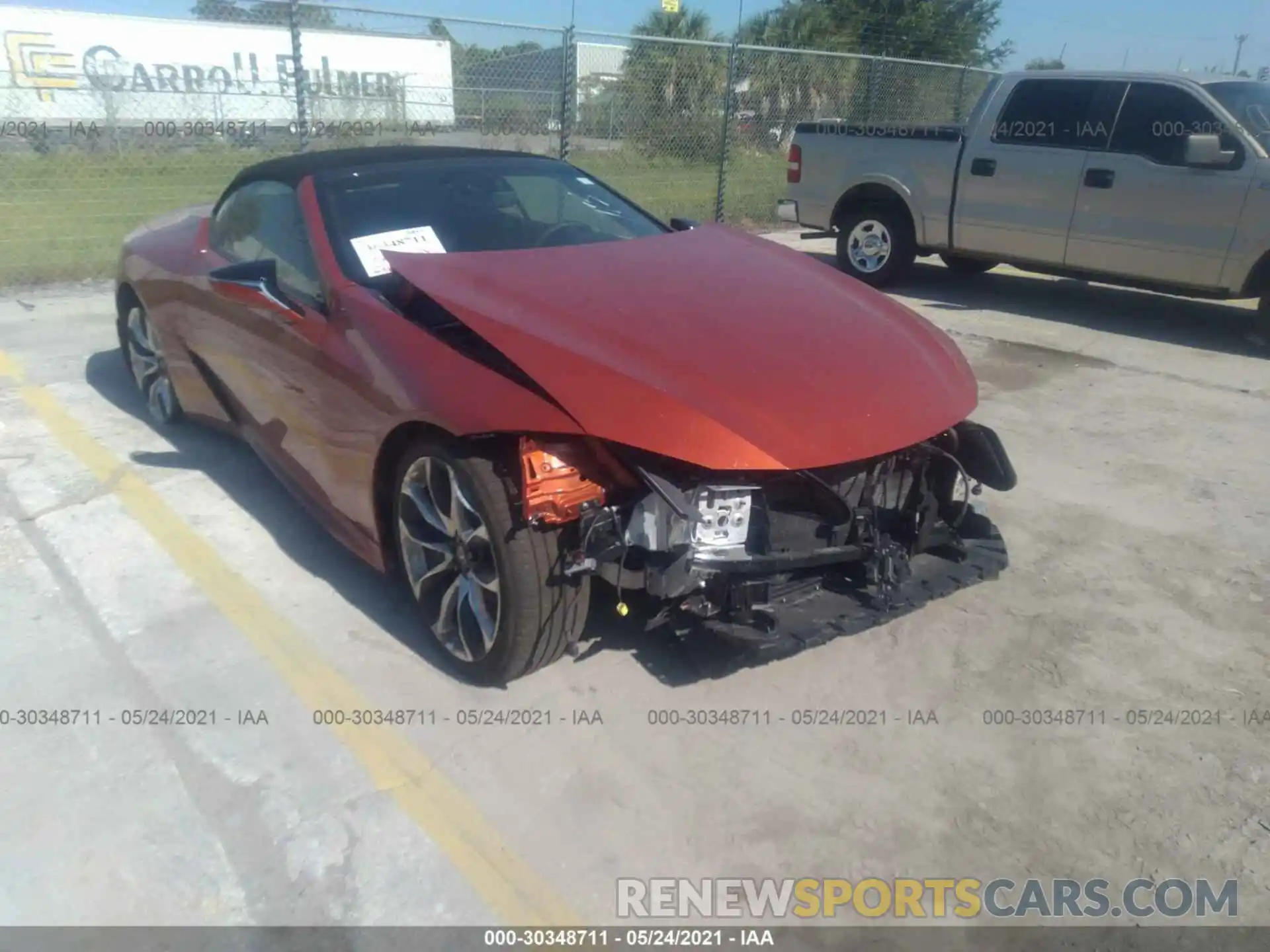 1 Photograph of a damaged car JTHKPAAY1MA101156 LEXUS LC 2021