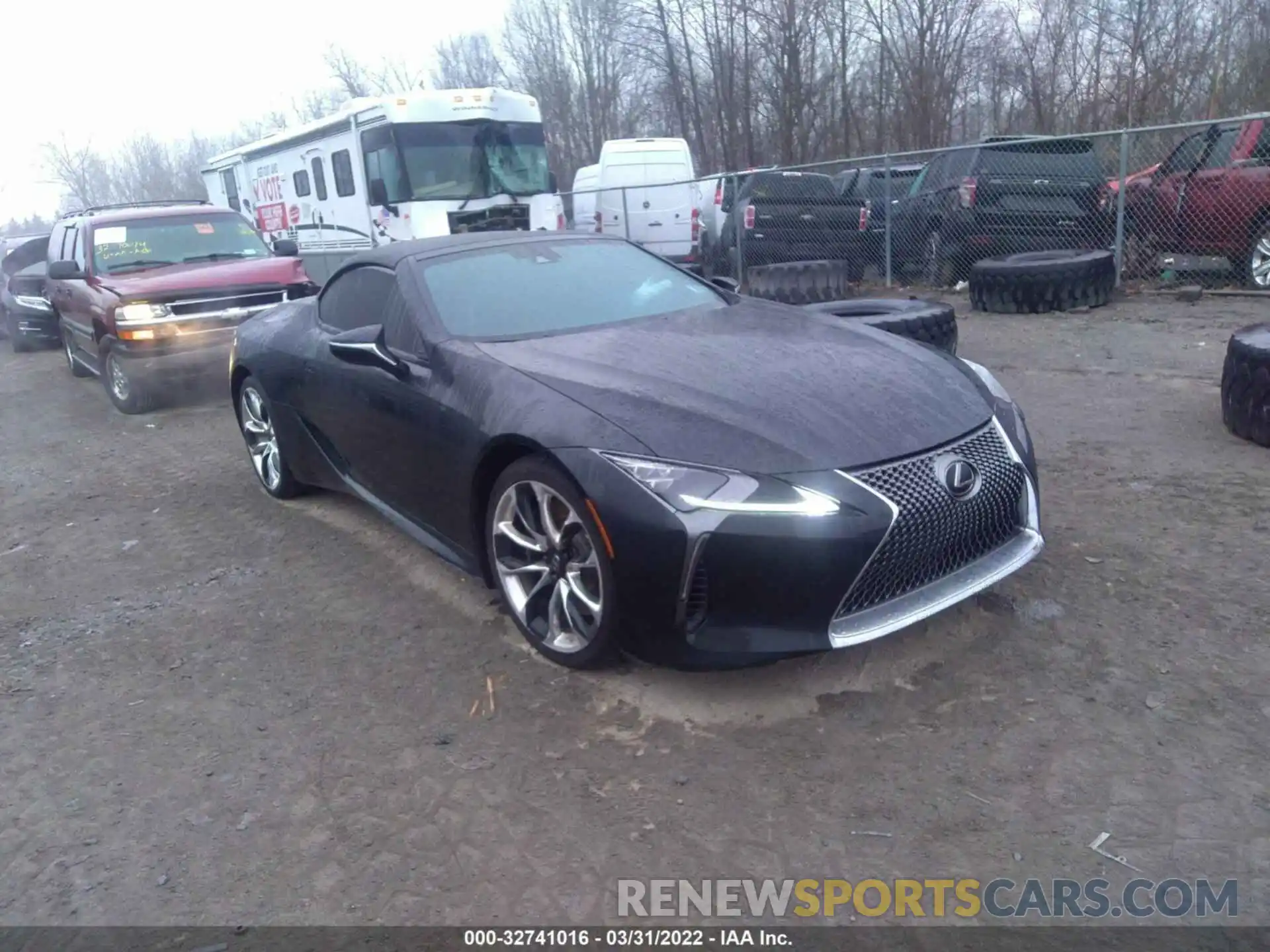 1 Photograph of a damaged car JTHKPAAY3MA103572 LEXUS LC 2021