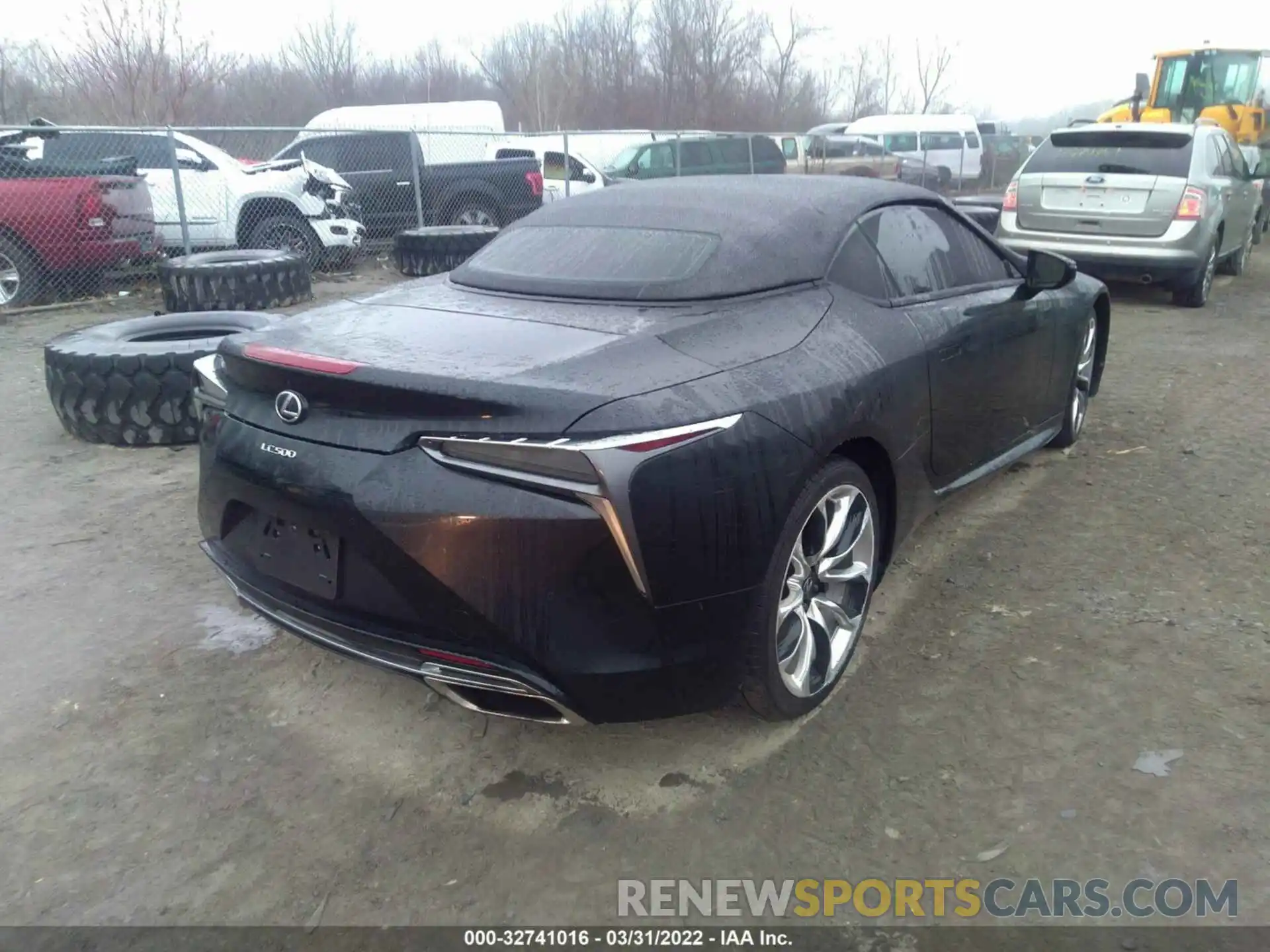 4 Photograph of a damaged car JTHKPAAY3MA103572 LEXUS LC 2021