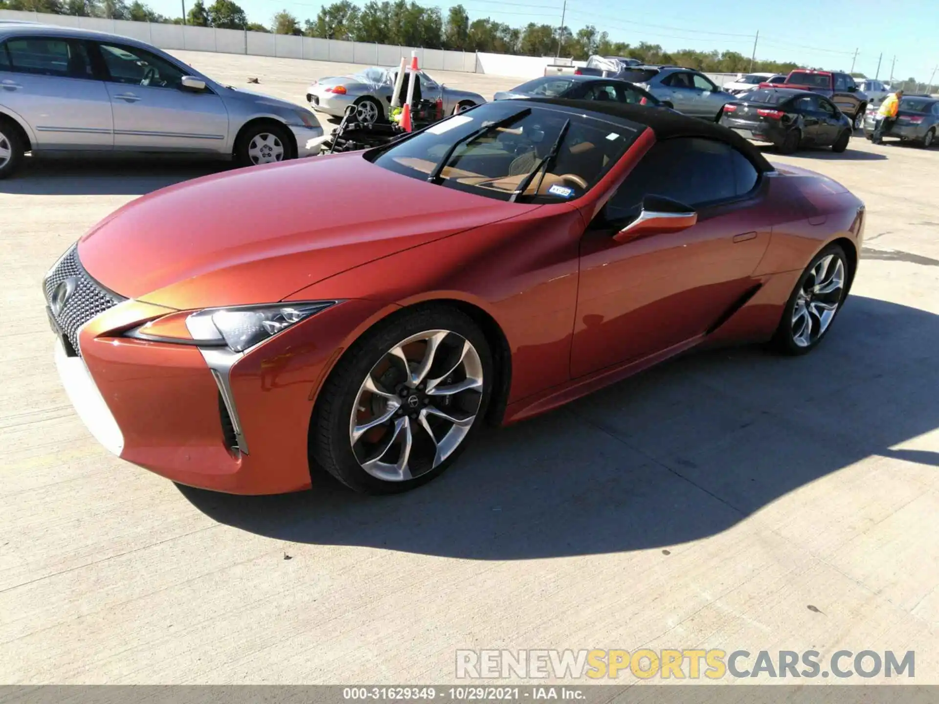 2 Photograph of a damaged car JTHKPAAY4MA100826 LEXUS LC 2021